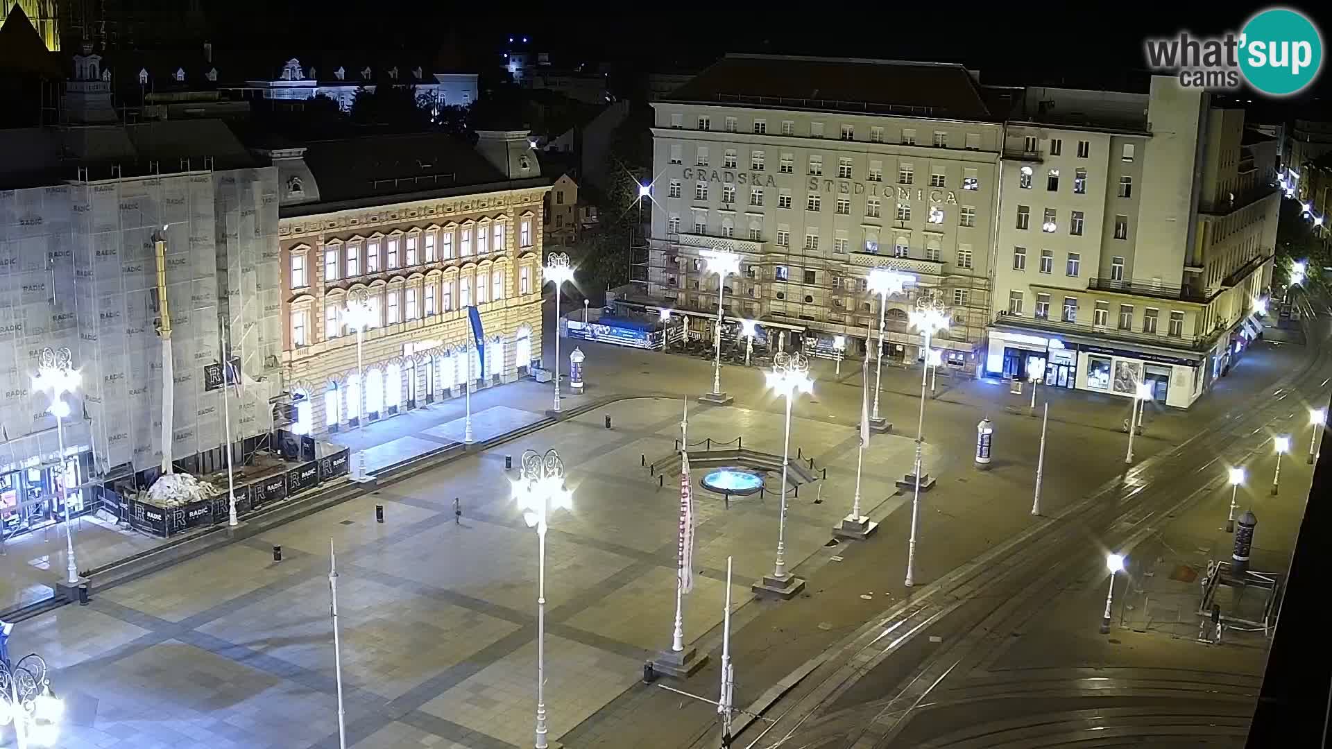 LIVE Webcam Zagreb Hotel Dubrovnik | Ban Jelačić square