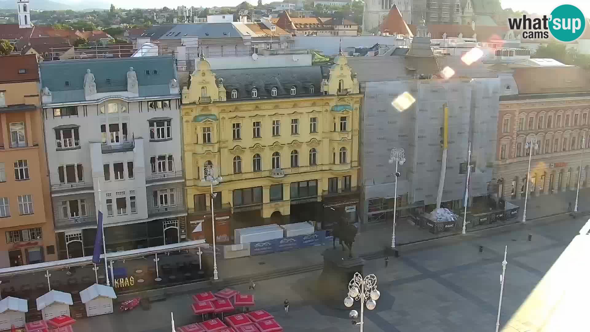 Ban Jelačić Platz  Live webcam Zagreb – Hotel Dubrovnik