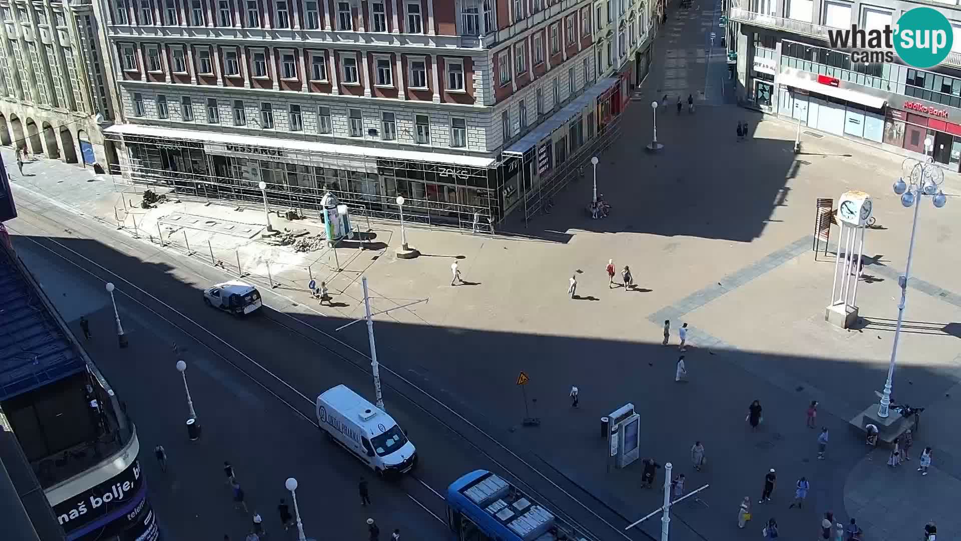 Ban Jelačić Platz  Live webcam Zagreb – Hotel Dubrovnik