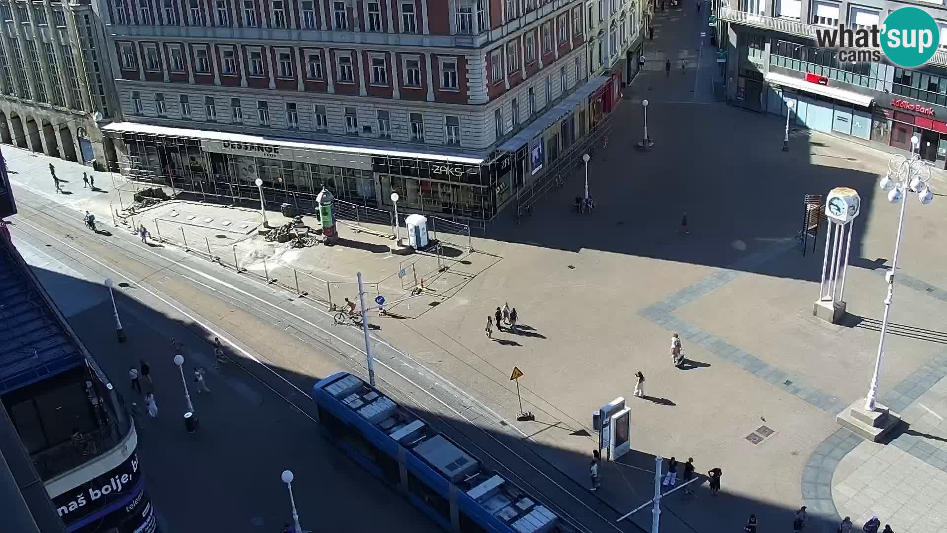 LIVE Webcam Zagreb Hotel Dubrovnik | Ban Jelačić square