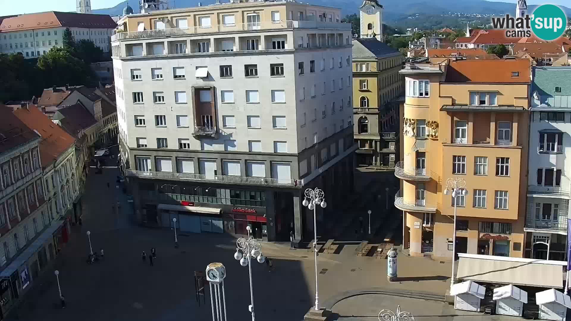 Ban Jelačić Platz  Live webcam Zagreb – Hotel Dubrovnik