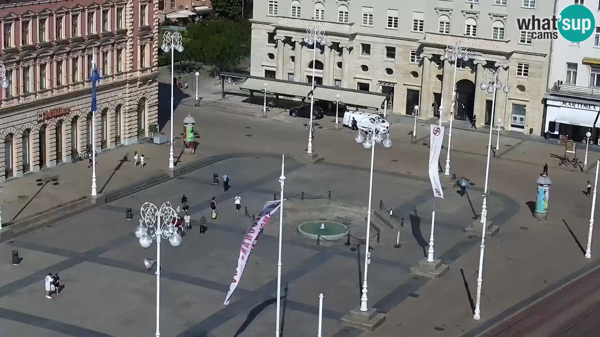 LIVE Webcam Zagreb Hotel Dubrovnik | Ban Jelačić square