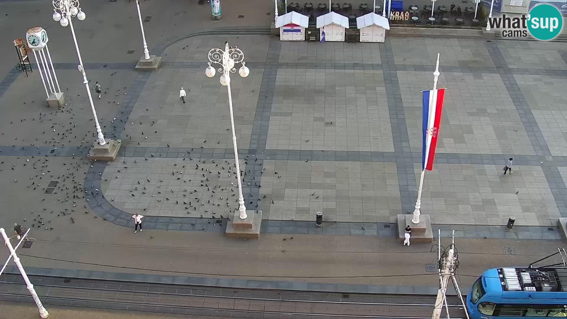 Ban Jelačić Platz  Live webcam Zagreb – Hotel Dubrovnik