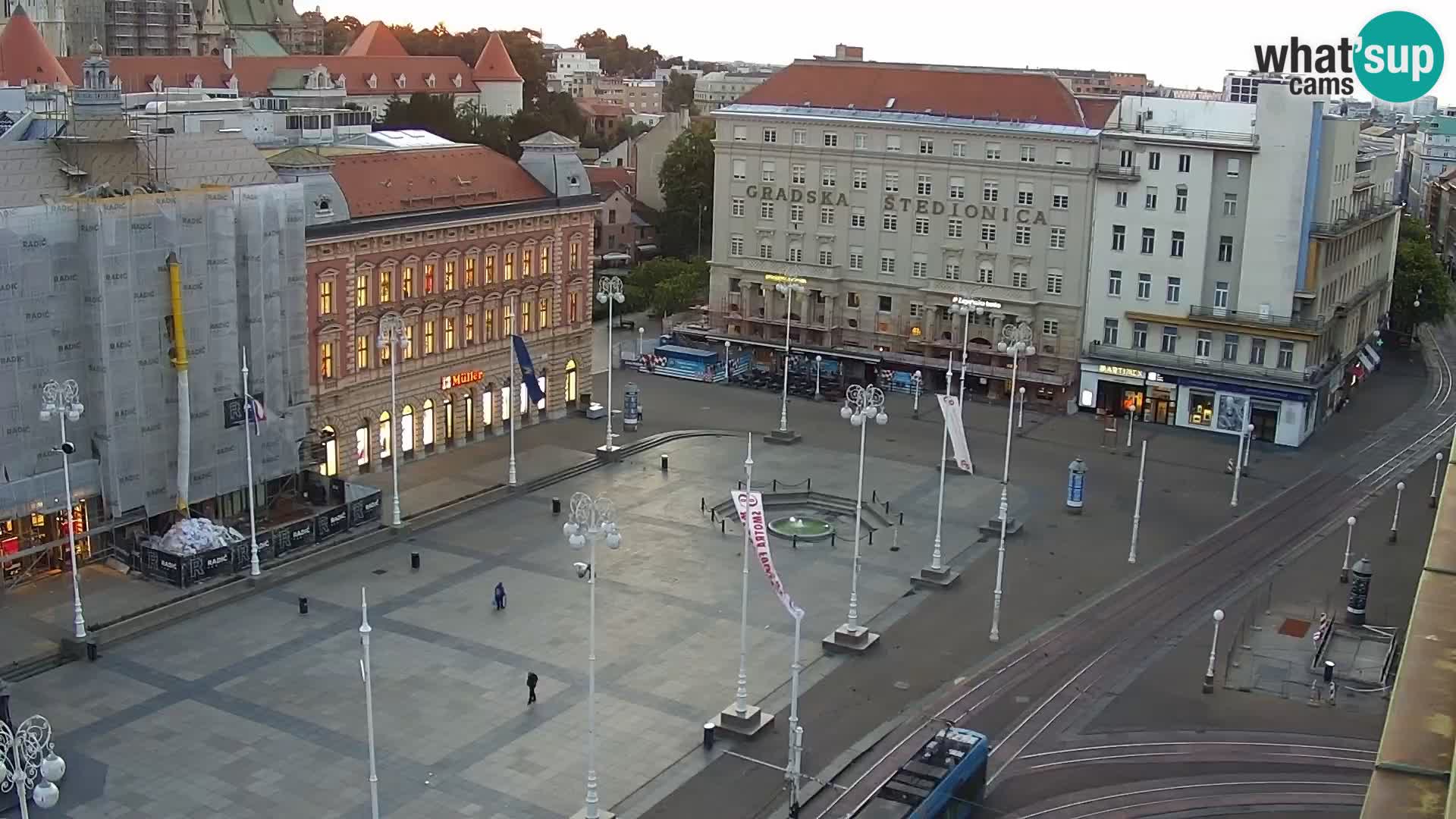 Ban Jelačić Platz  Live webcam Zagreb – Hotel Dubrovnik