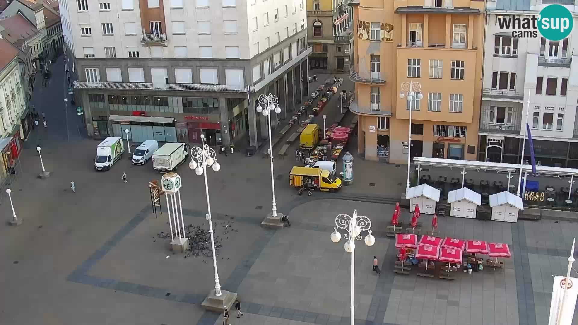 LIVE Webcam Zagreb Hotel Dubrovnik | Ban Jelačić square