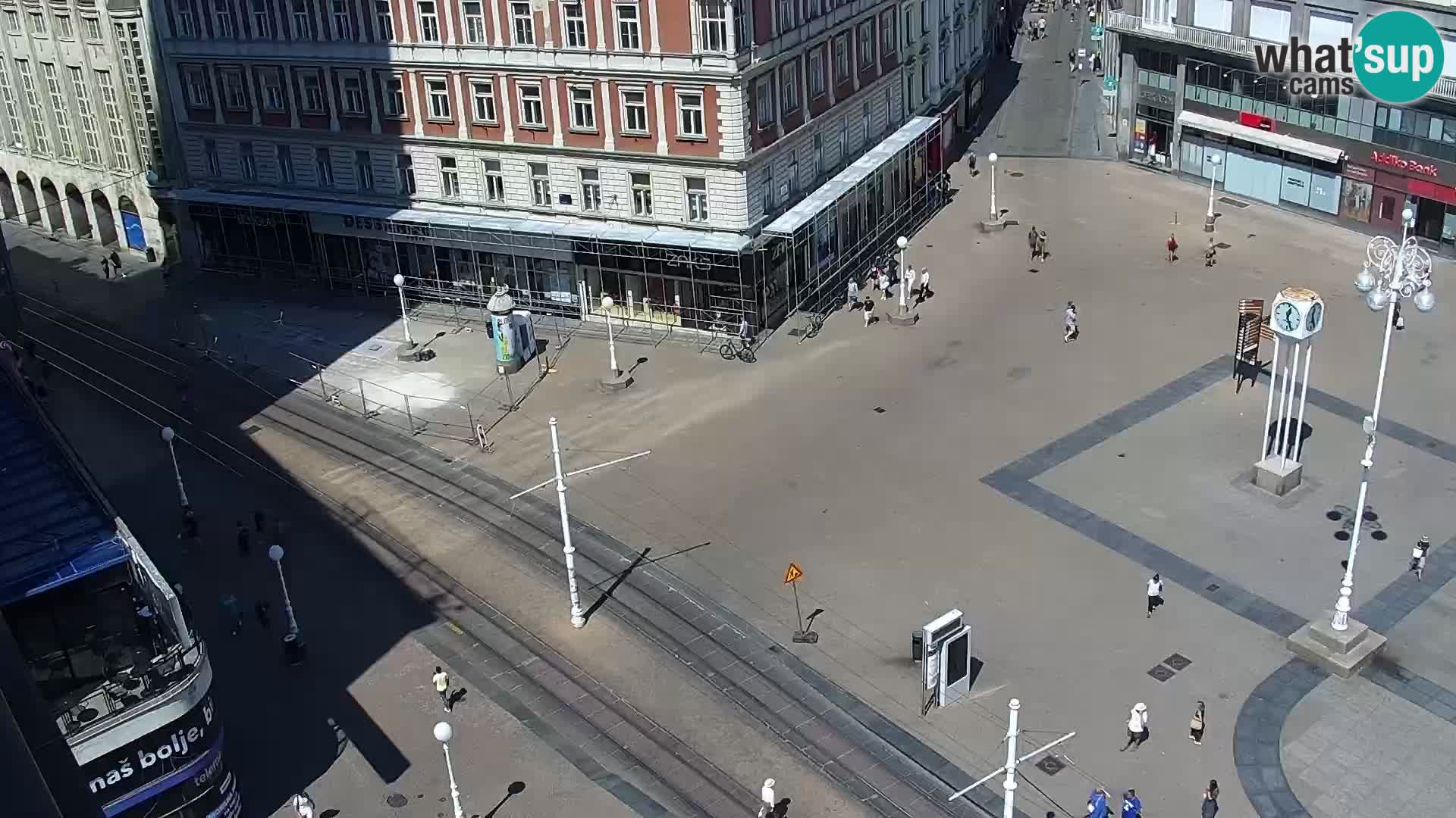 LIVE Webcam Zagreb Hotel Dubrovnik | Ban Jelačić square