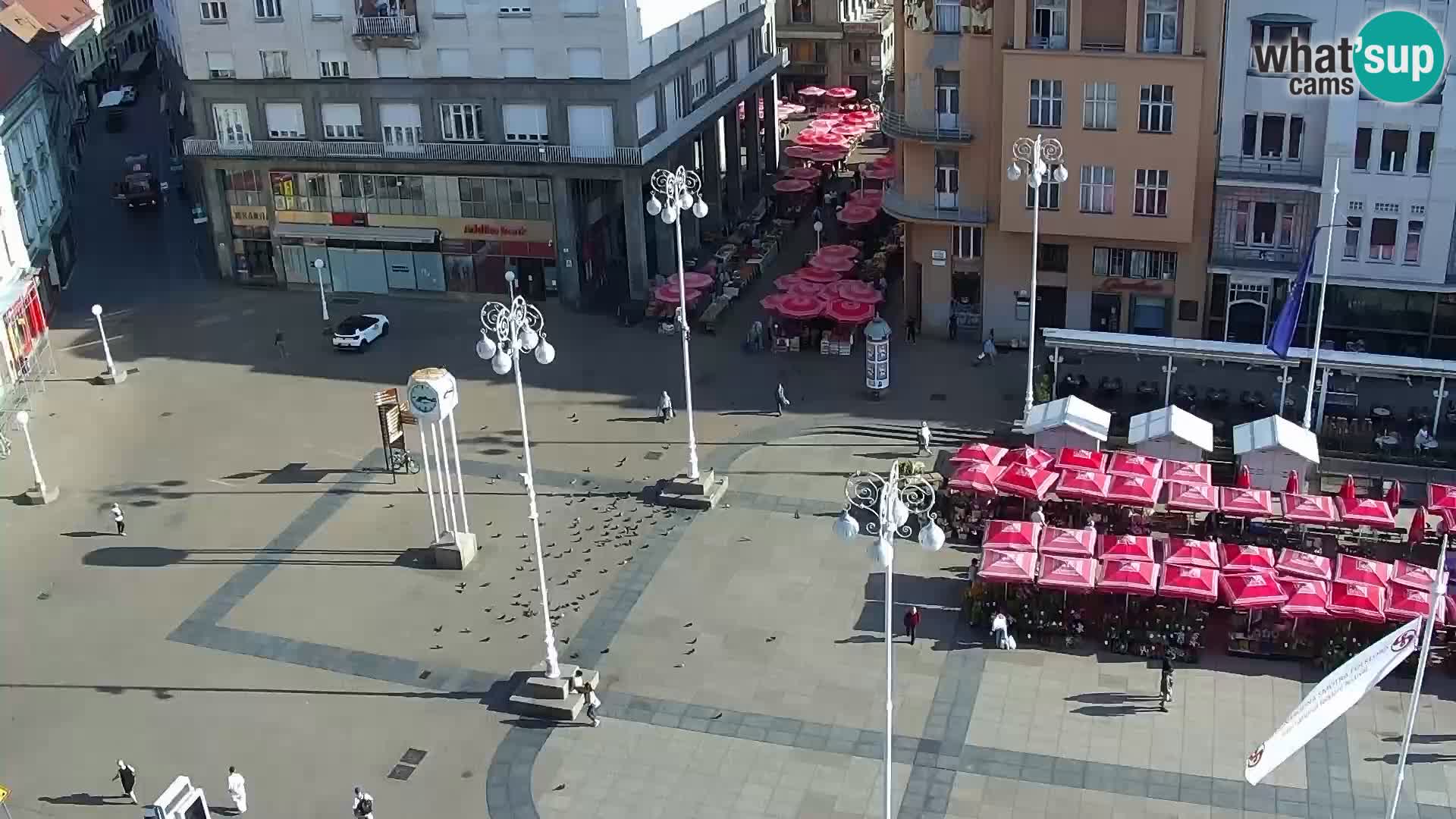 LIVE Webcam Zagreb Hotel Dubrovnik | Ban Jelačić square
