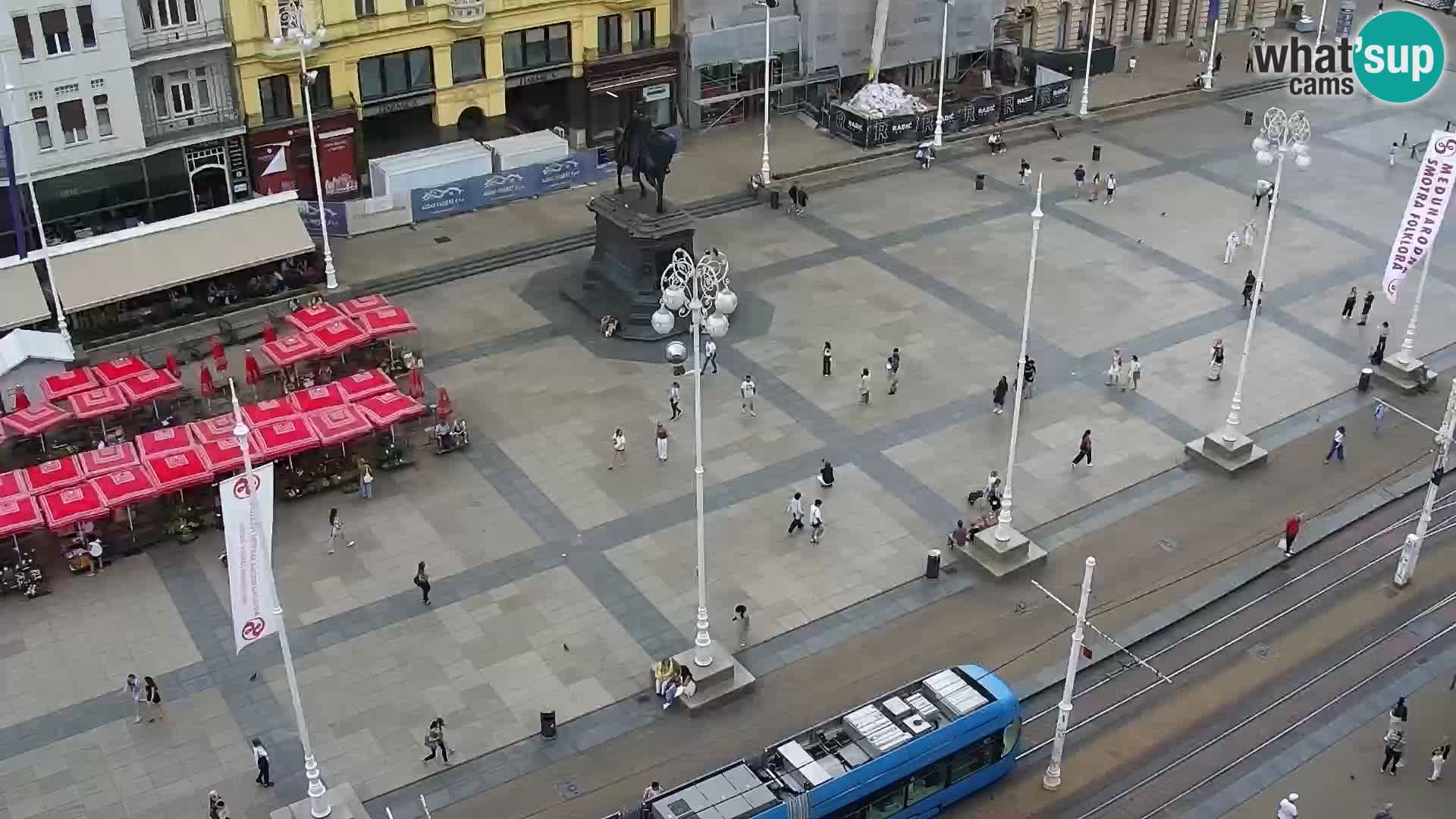 Ban Jelačić Platz  Live webcam Zagreb – Hotel Dubrovnik