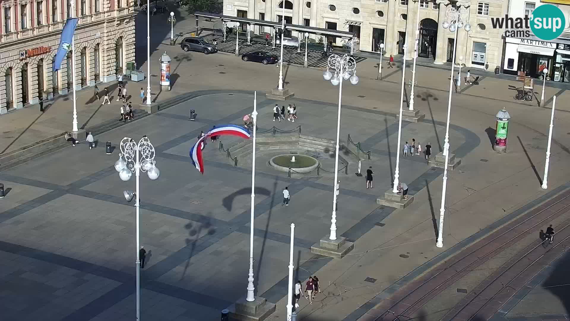 Plaza Ban Jelačić camera en vivo Zagreb – Hotel Dubrovnik