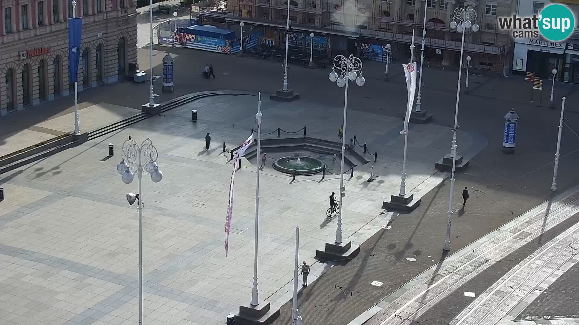 LIVE Webcam Zagreb Hotel Dubrovnik | Ban Jelačić square