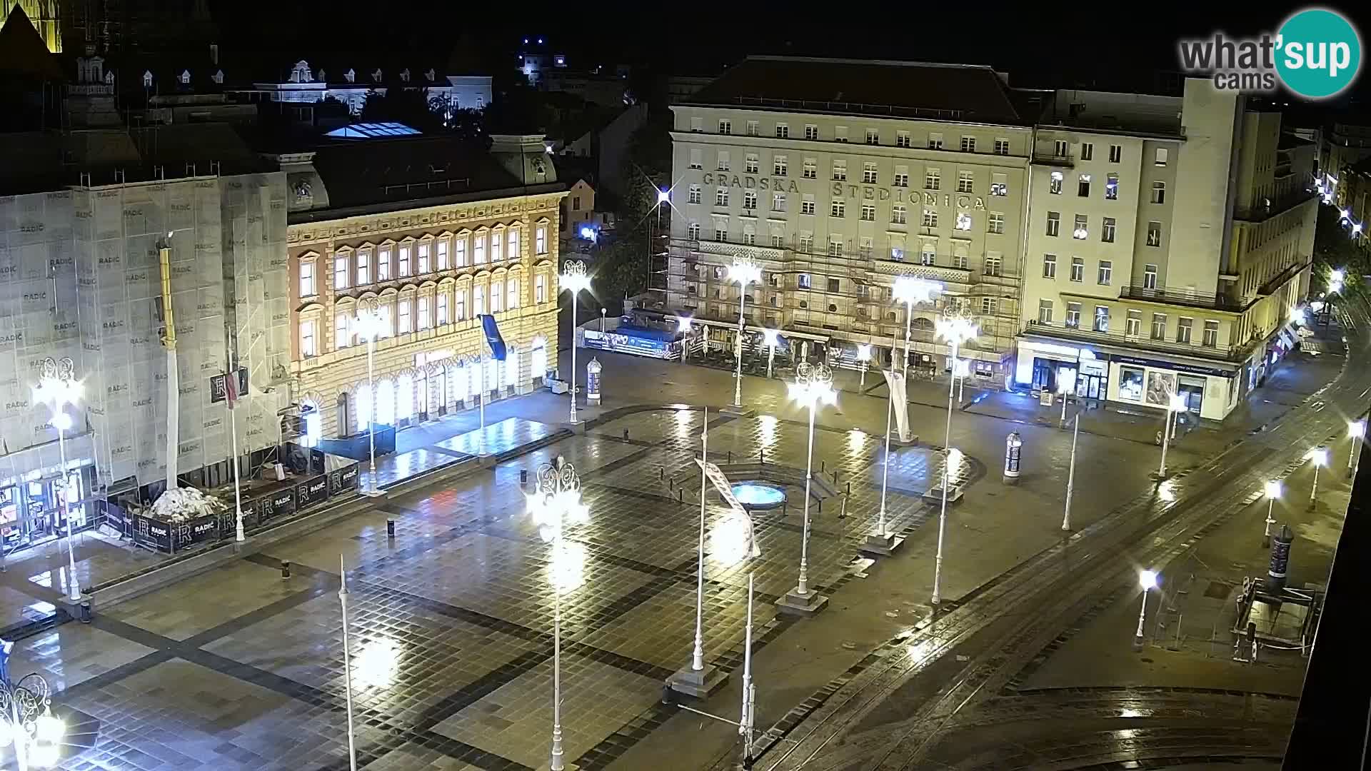 LIVE Webcam Zagreb Hotel Dubrovnik | Ban Jelačić square