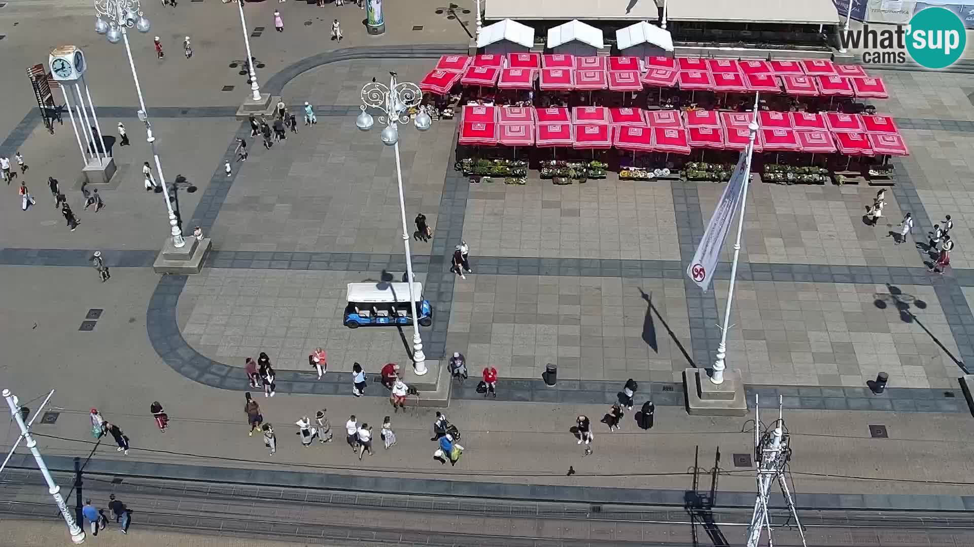 Ban Jelačić Platz  Live webcam Zagreb – Hotel Dubrovnik
