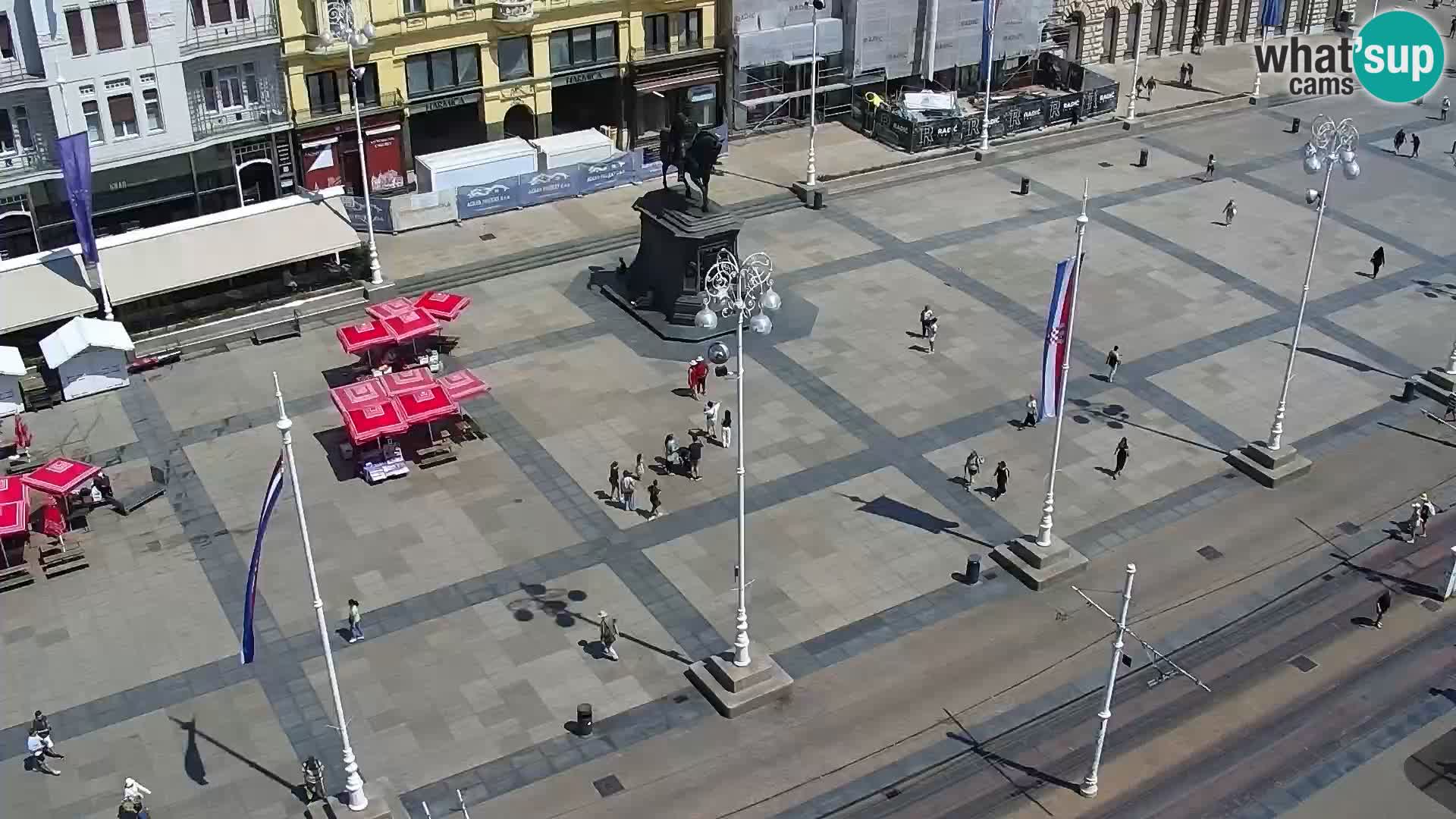 LIVE Webcam Zagreb Hotel Dubrovnik | Ban Jelačić square