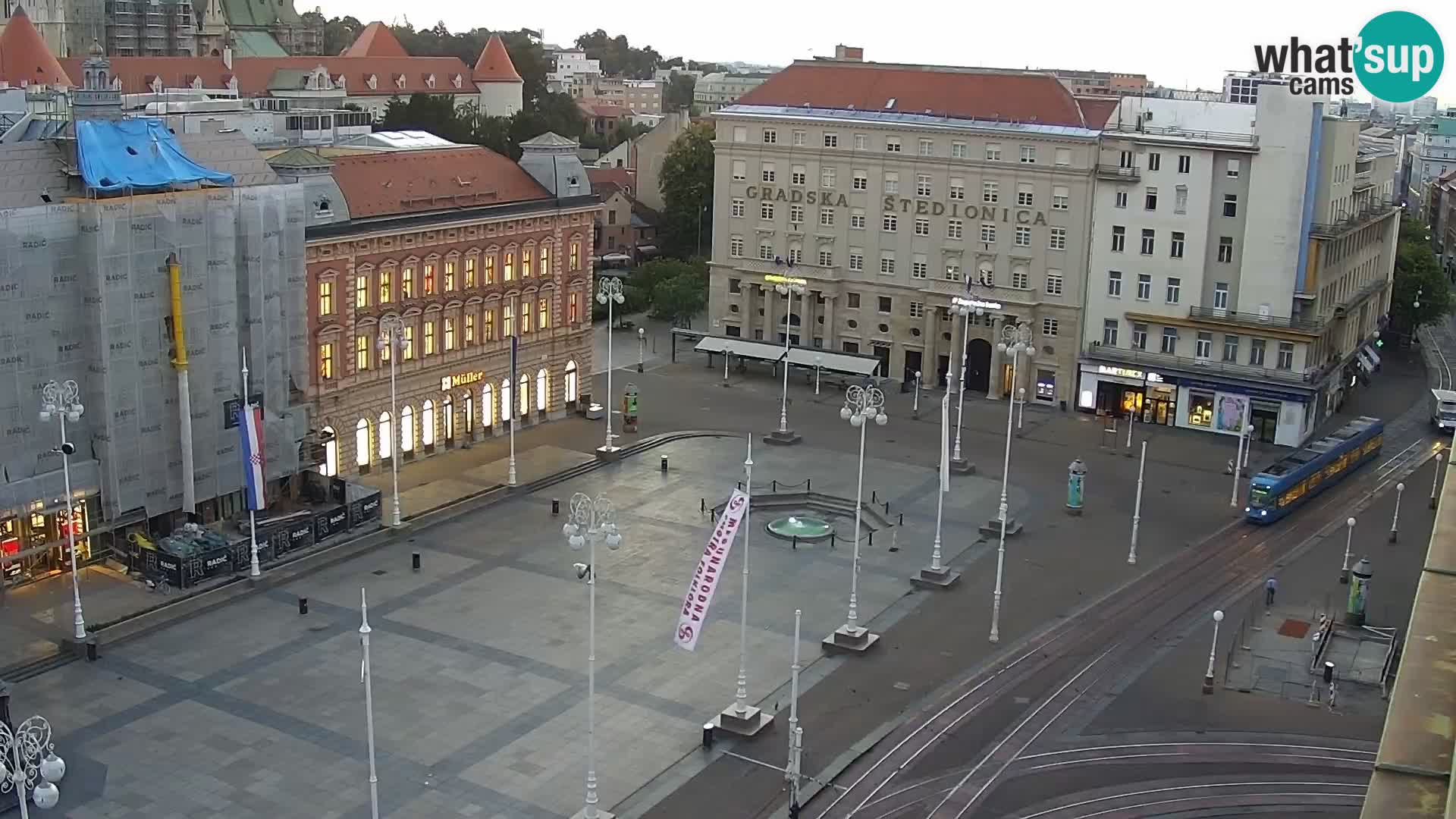 Ban Jelačić live cam Zagreb – Hotel Dubrovnik