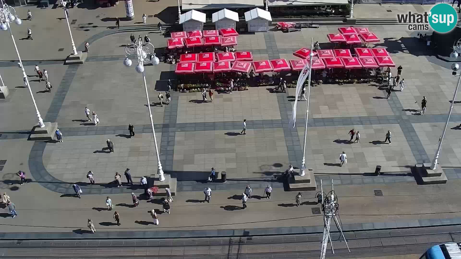 Plaza Ban Jelačić camera en vivo Zagreb – Hotel Dubrovnik