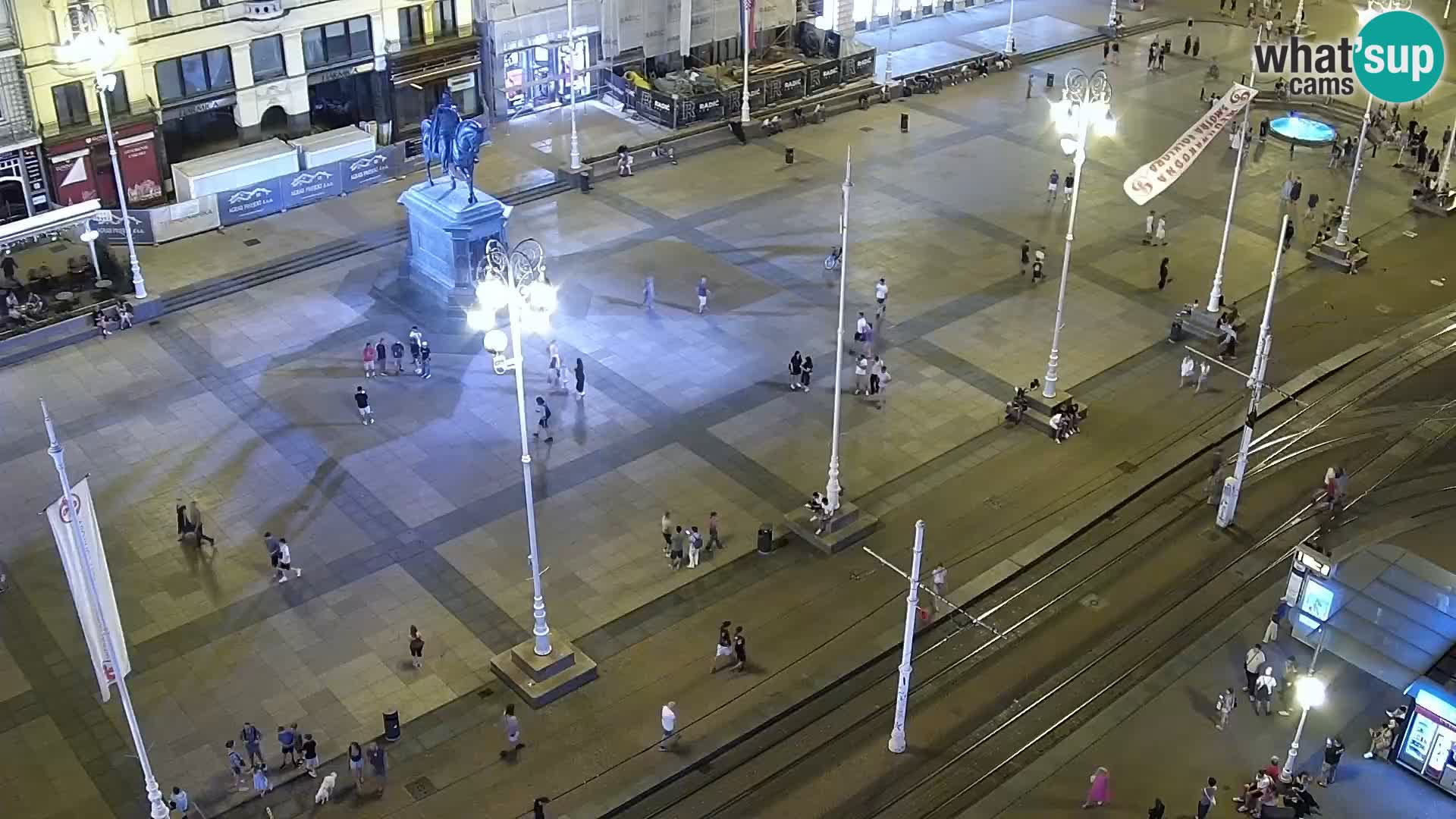 Ban Jelačić Platz  Live webcam Zagreb – Hotel Dubrovnik
