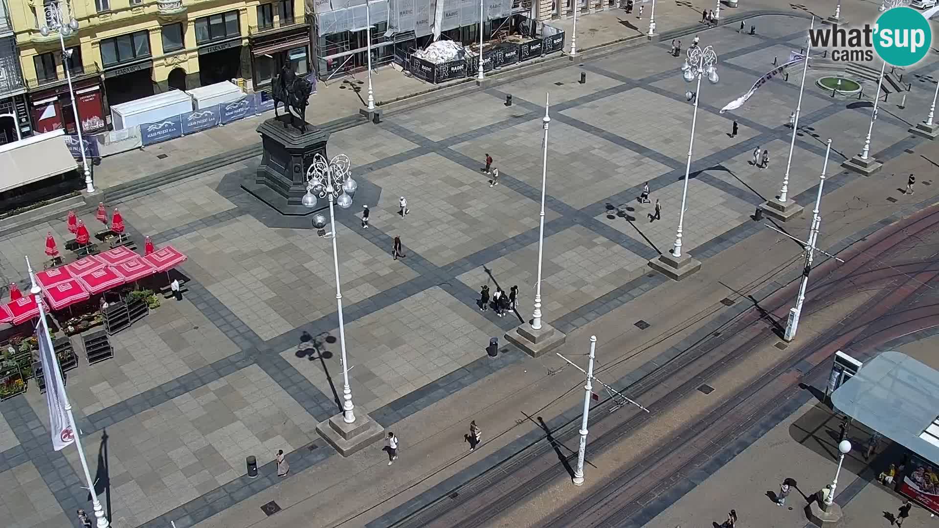 Plaza Ban Jelačić camera en vivo Zagreb – Hotel Dubrovnik