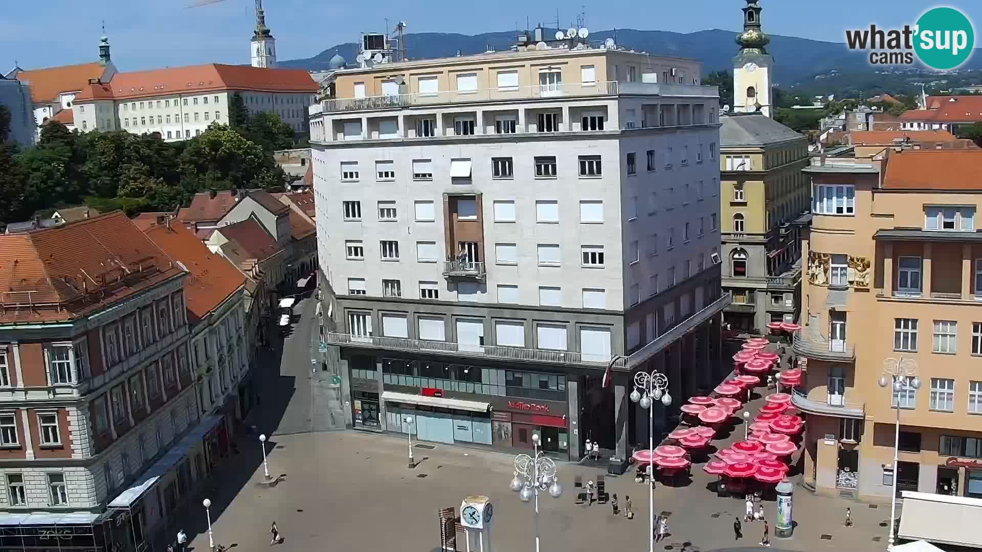 LIVE Webcam Zagreb Hotel Dubrovnik | Ban Jelačić square