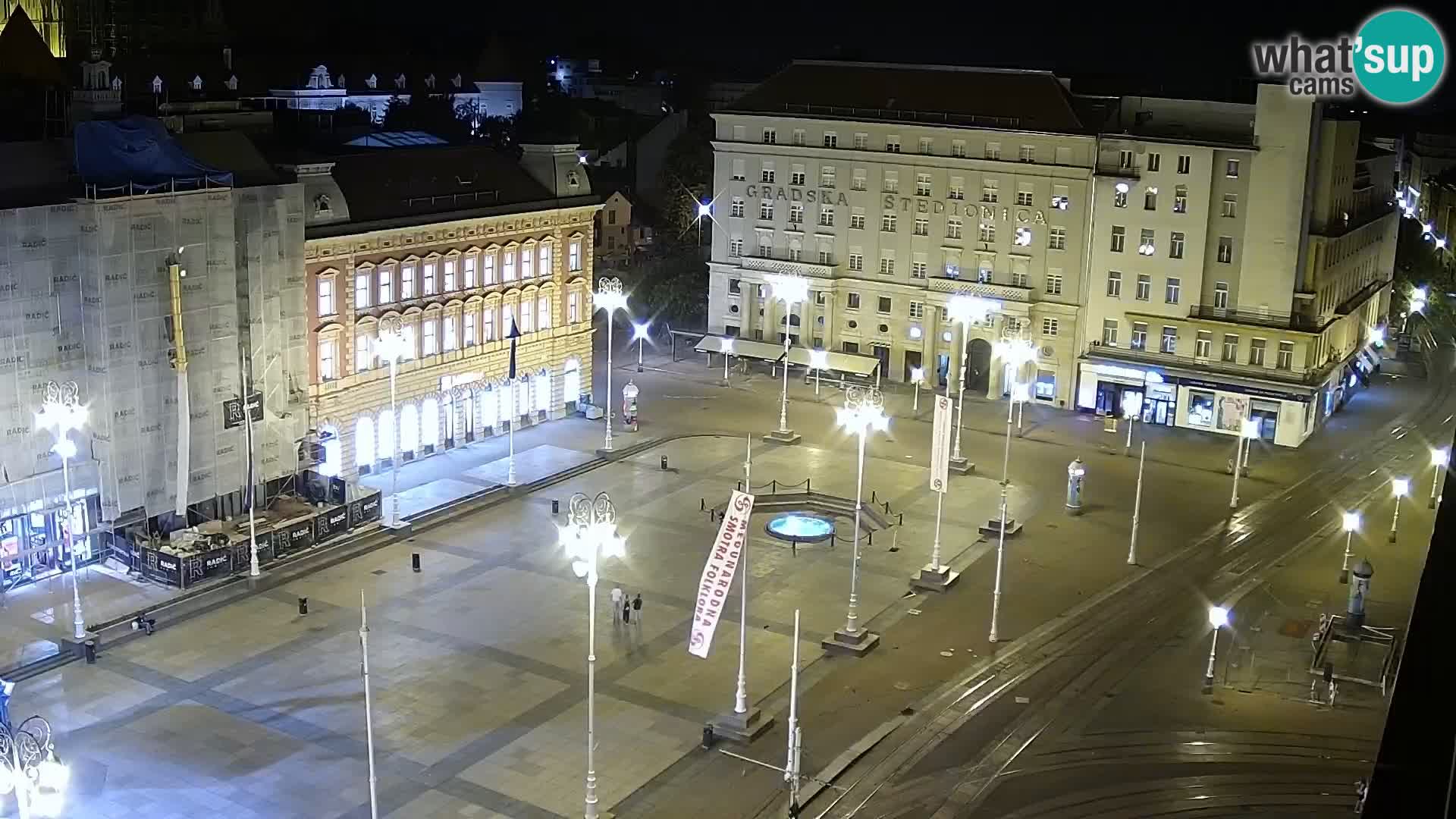 Ban Jelačić live cam Zagreb – Hotel Dubrovnik