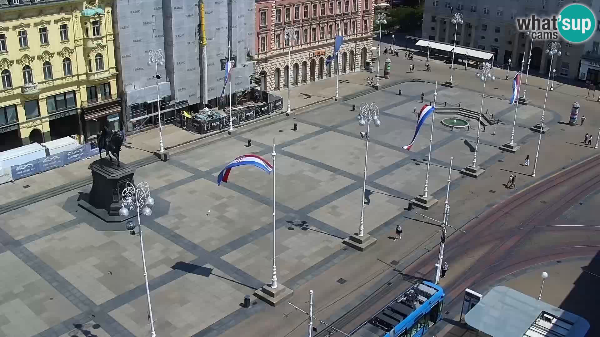 Ban Jelačić Platz Live webcam Zagreb – Hotel Dubrovnik