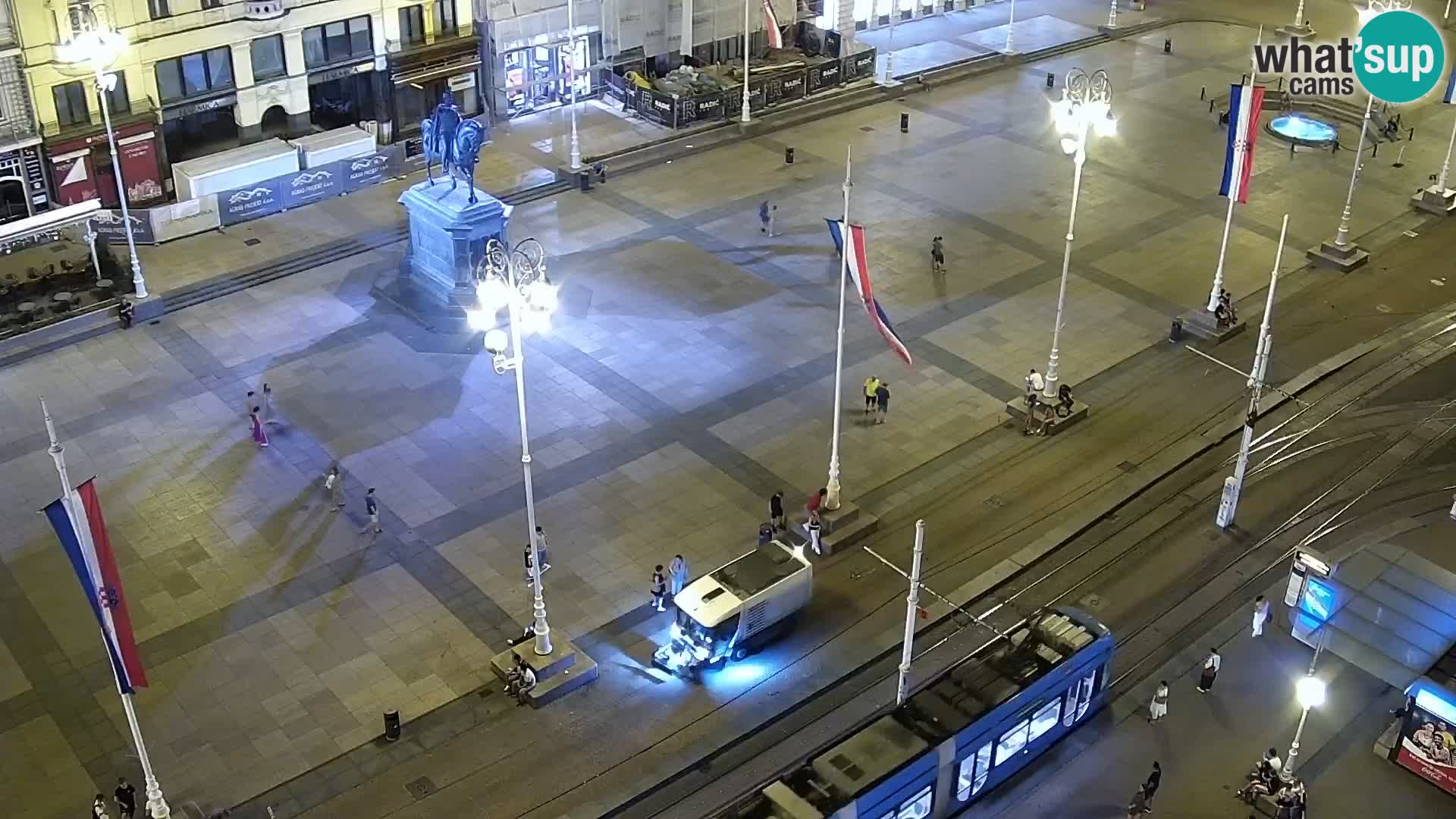 LIVE Webcam Zagreb Hotel Dubrovnik | Ban Jelačić square