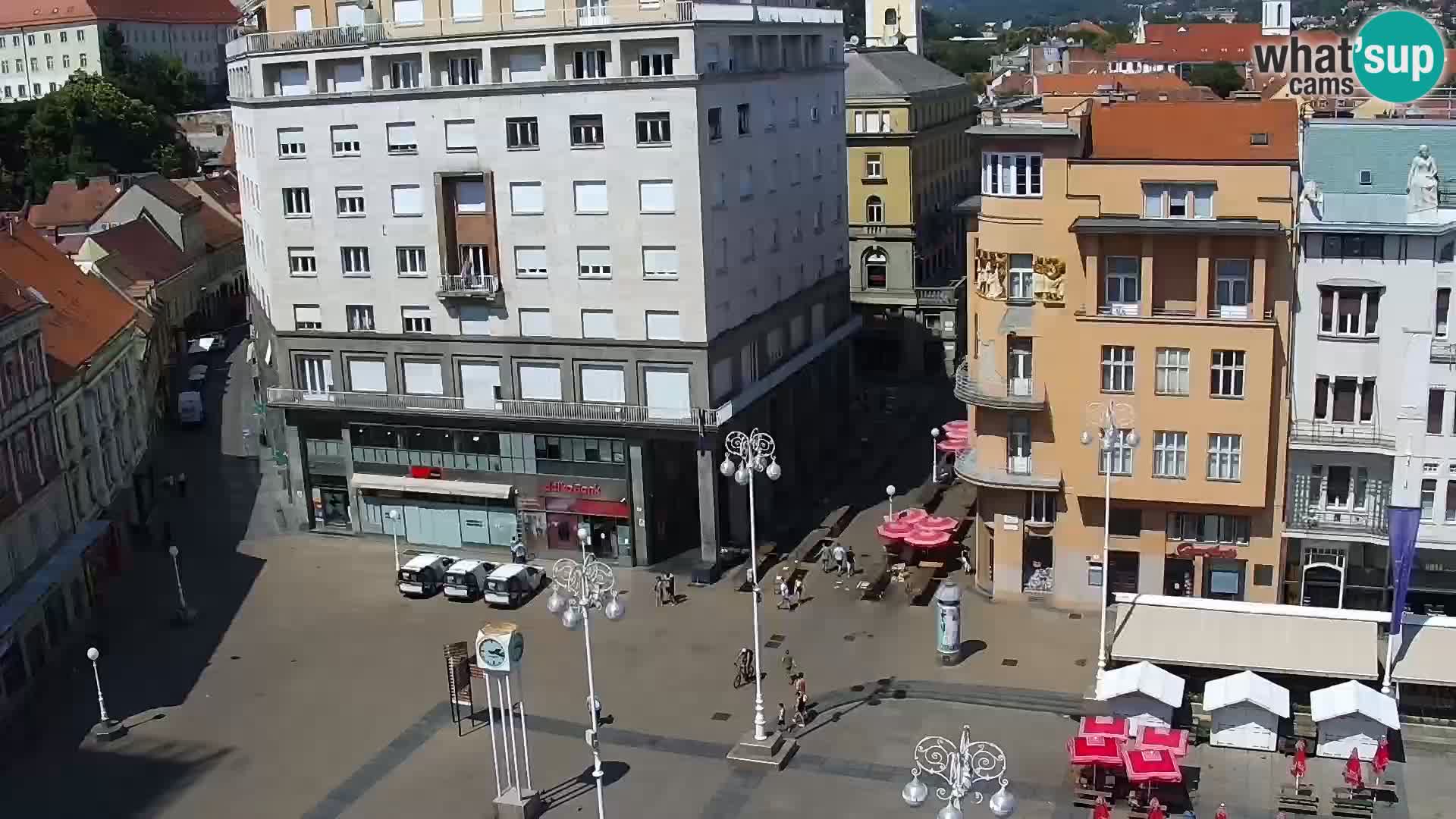 LIVE Webcam Zagreb Hotel Dubrovnik | Ban Jelačić square