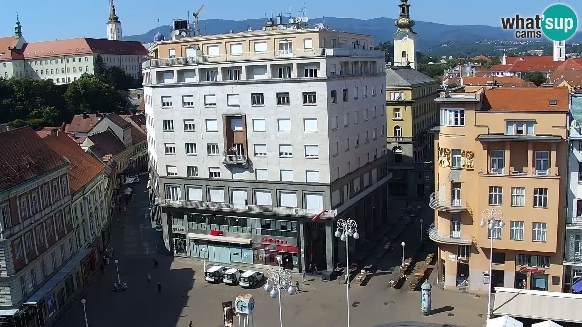 LIVE Webcam Zagreb Hotel Dubrovnik | Ban Jelačić square