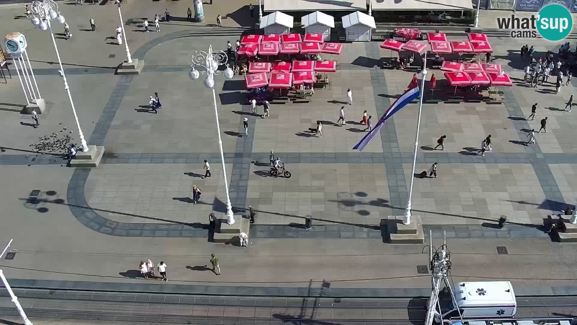 LIVE Webcam Zagreb Hotel Dubrovnik | Ban Jelačić square