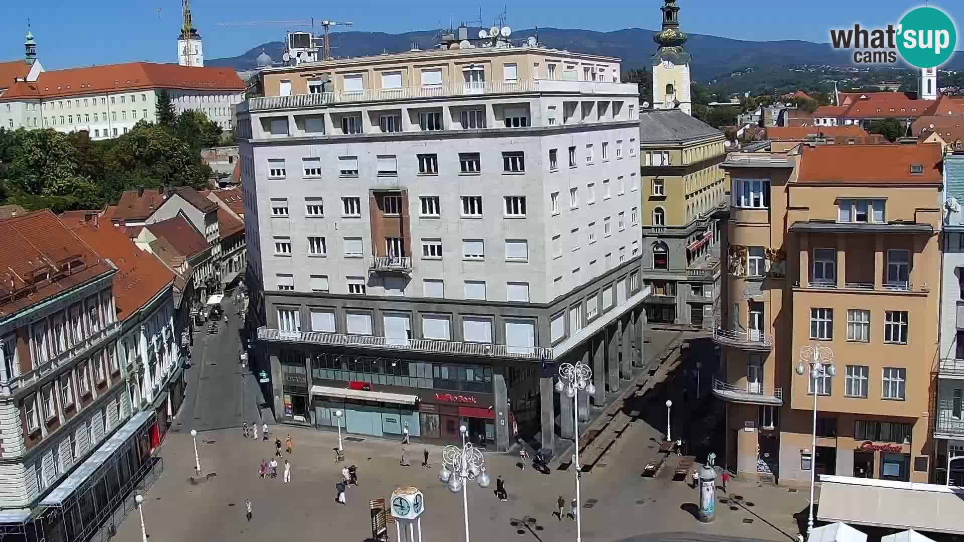 LIVE Webcam Zagreb Hotel Dubrovnik | Ban Jelačić square