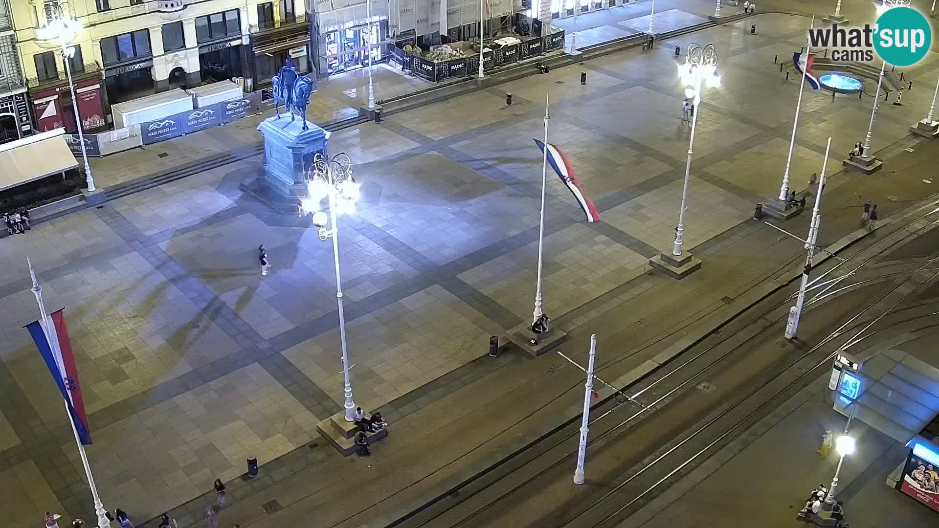 LIVE Webcam Zagreb Hotel Dubrovnik | Ban Jelačić square