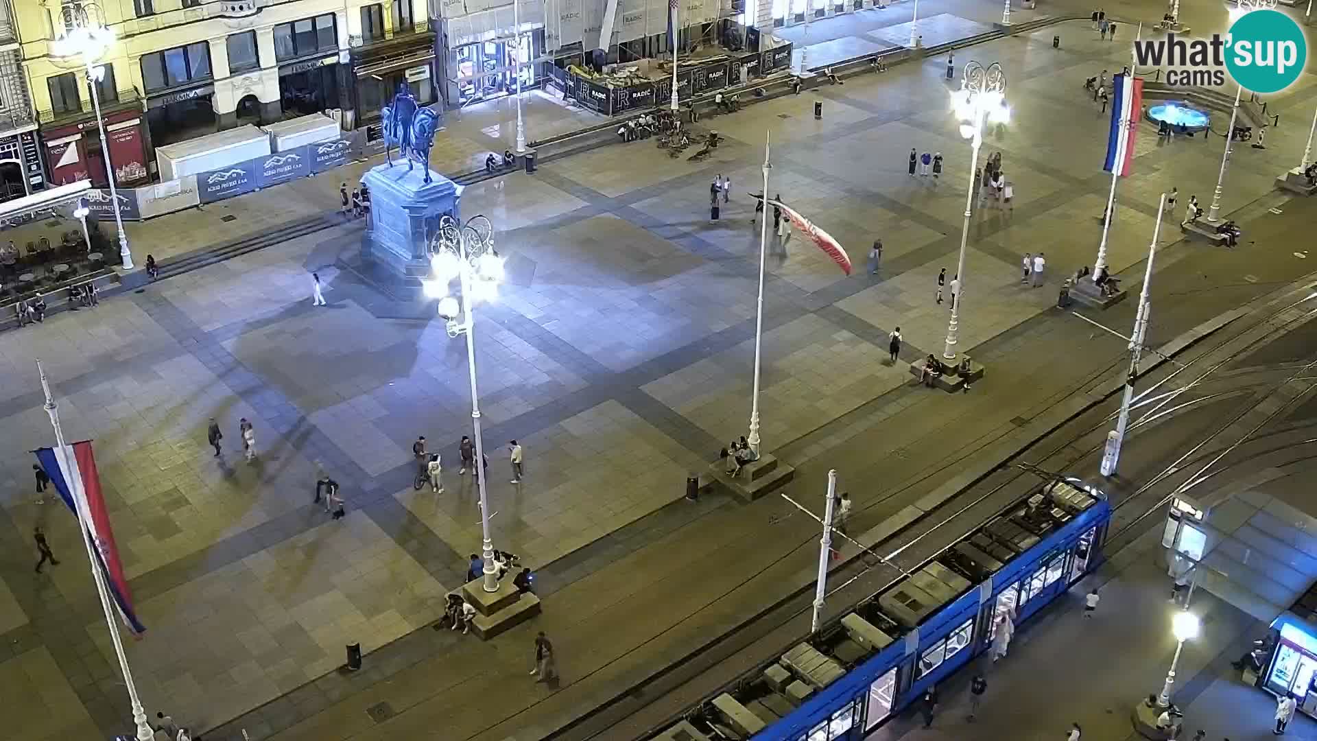 Plaza Ban Jelačić camera en vivo Zagreb – Hotel Dubrovnik