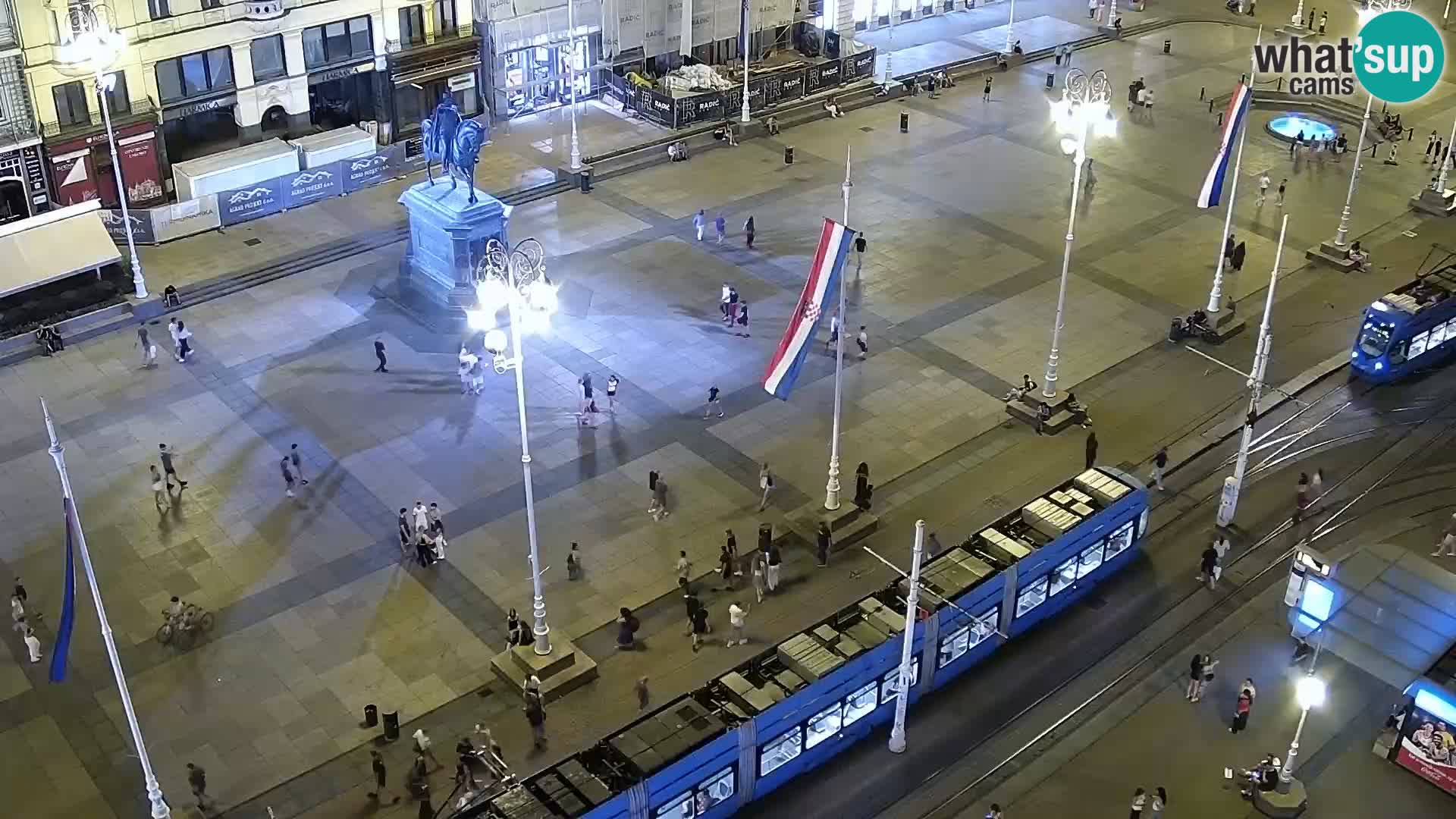 Plaza Ban Jelačić camera en vivo Zagreb – Hotel Dubrovnik