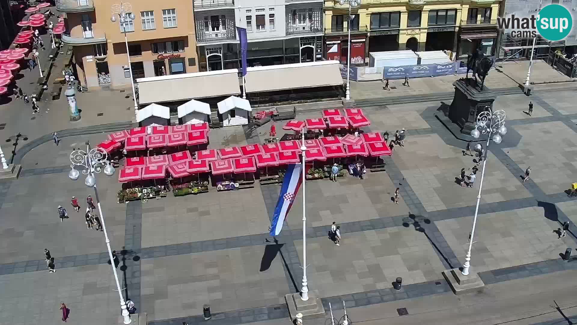 LIVE Webcam Zagreb Hotel Dubrovnik | Ban Jelačić square