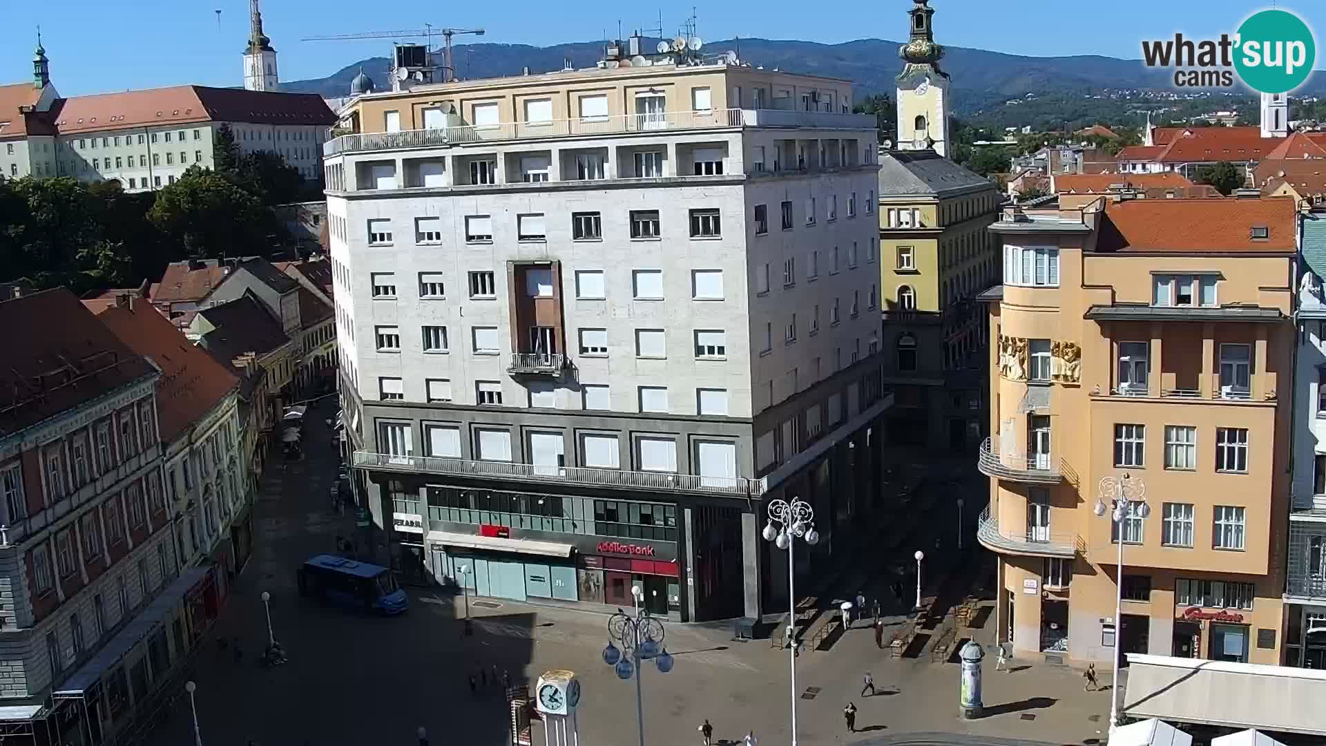 Plaza Ban Jelačić camera en vivo Zagreb – Hotel Dubrovnik