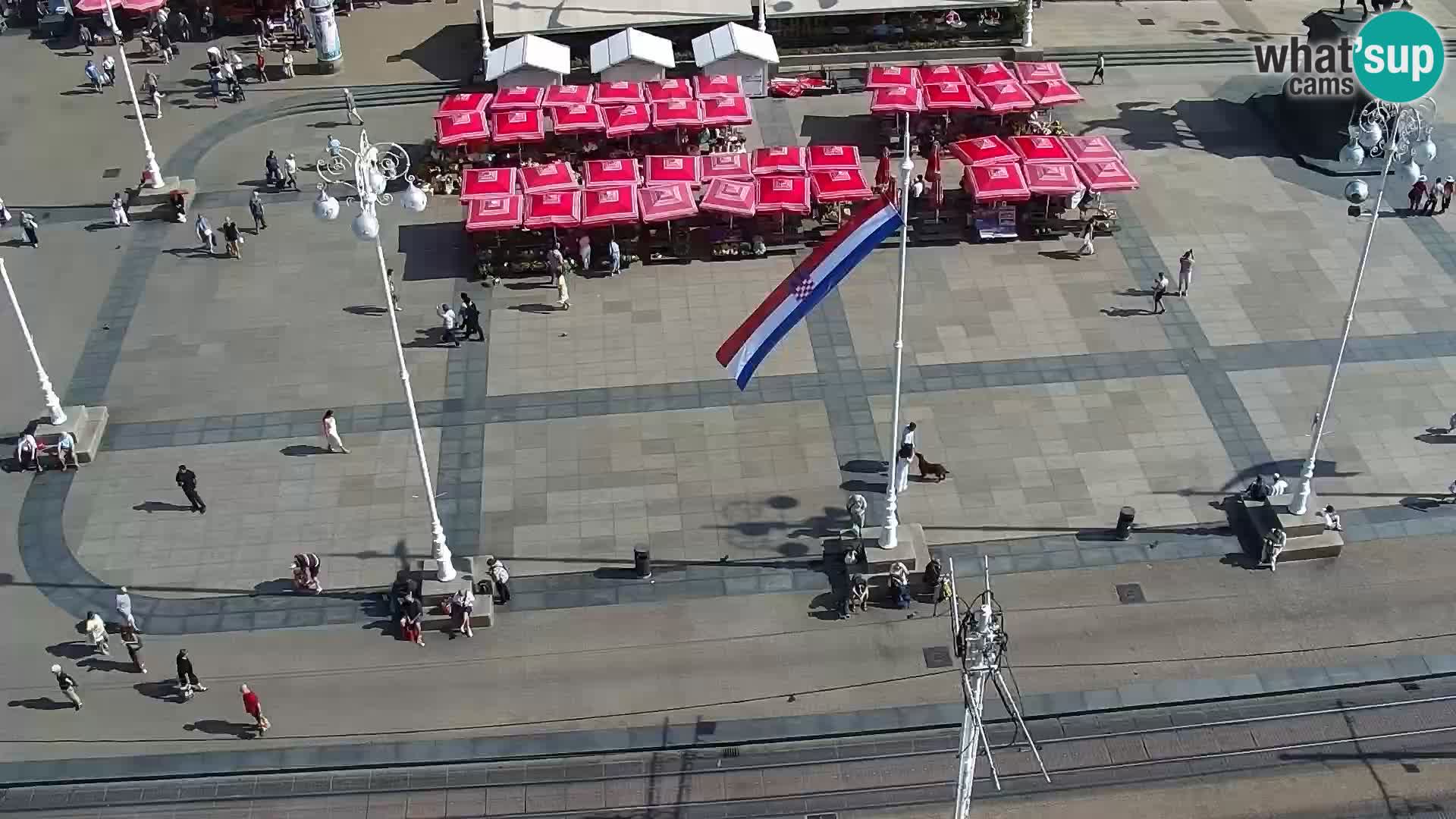 LIVE Webcam Zagreb Hotel Dubrovnik | Ban Jelačić square