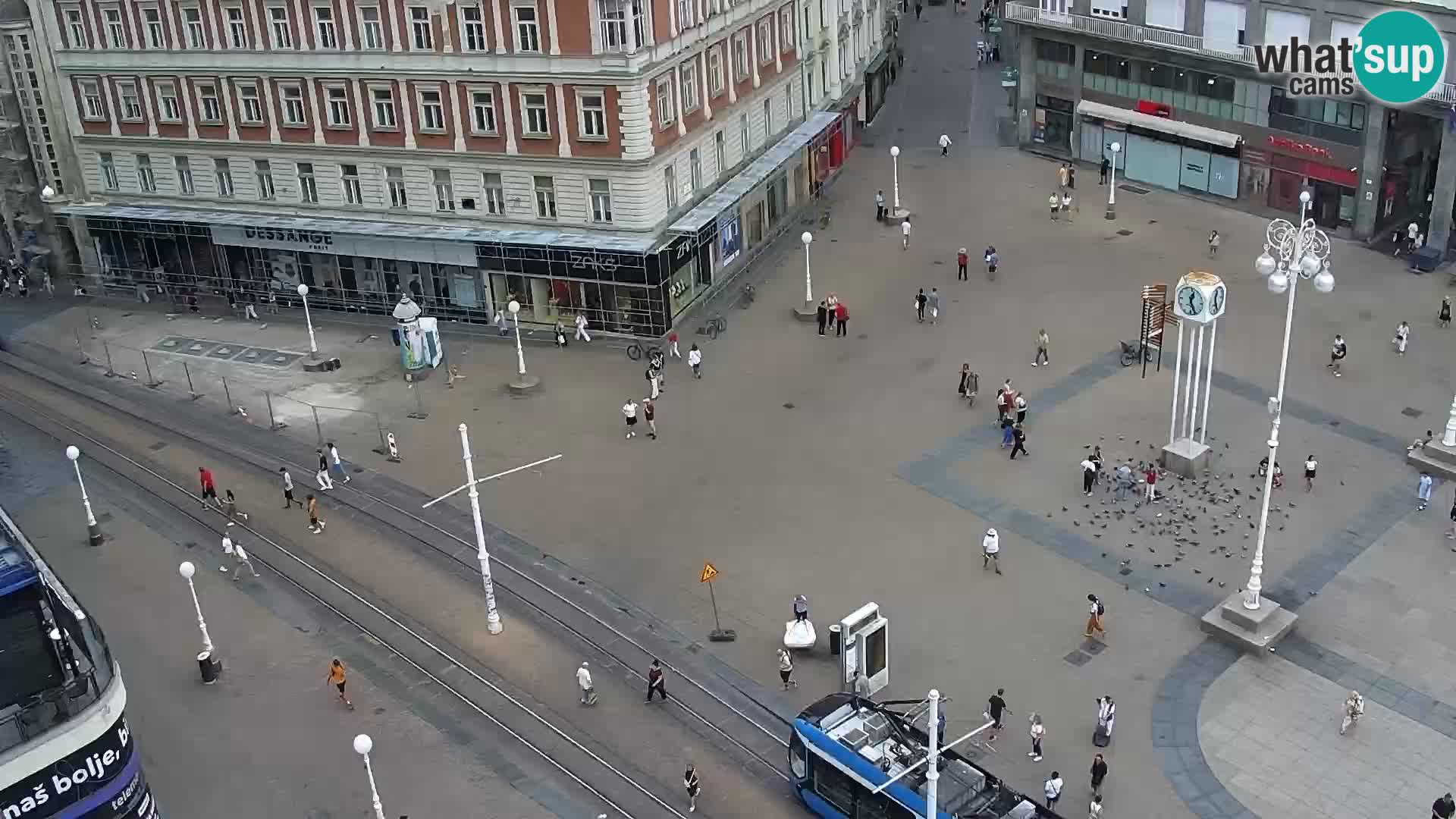 LIVE Webcam Zagreb Hotel Dubrovnik | Ban Jelačić square
