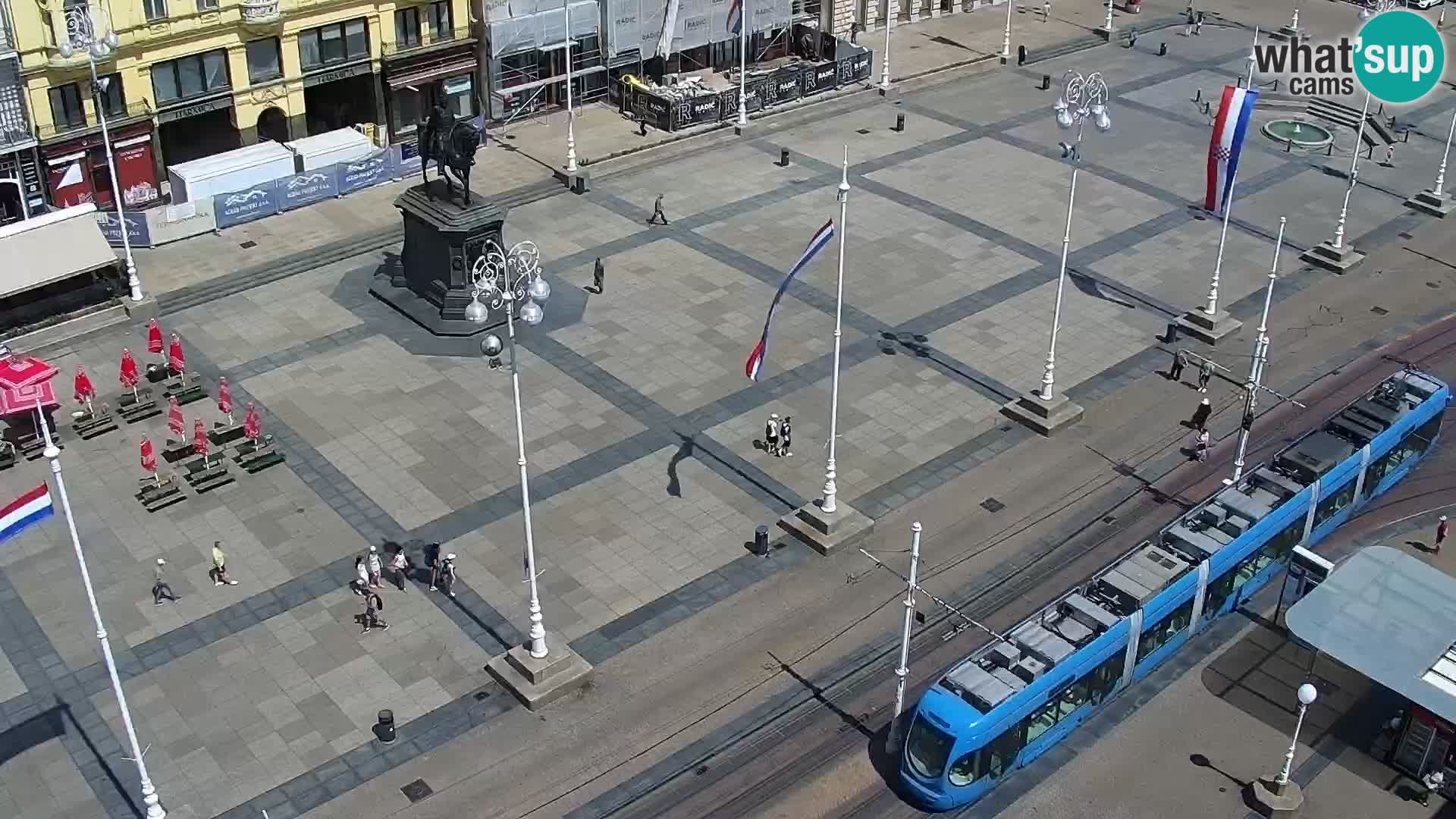 Plaza Ban Jelačić camera en vivo Zagreb – Hotel Dubrovnik