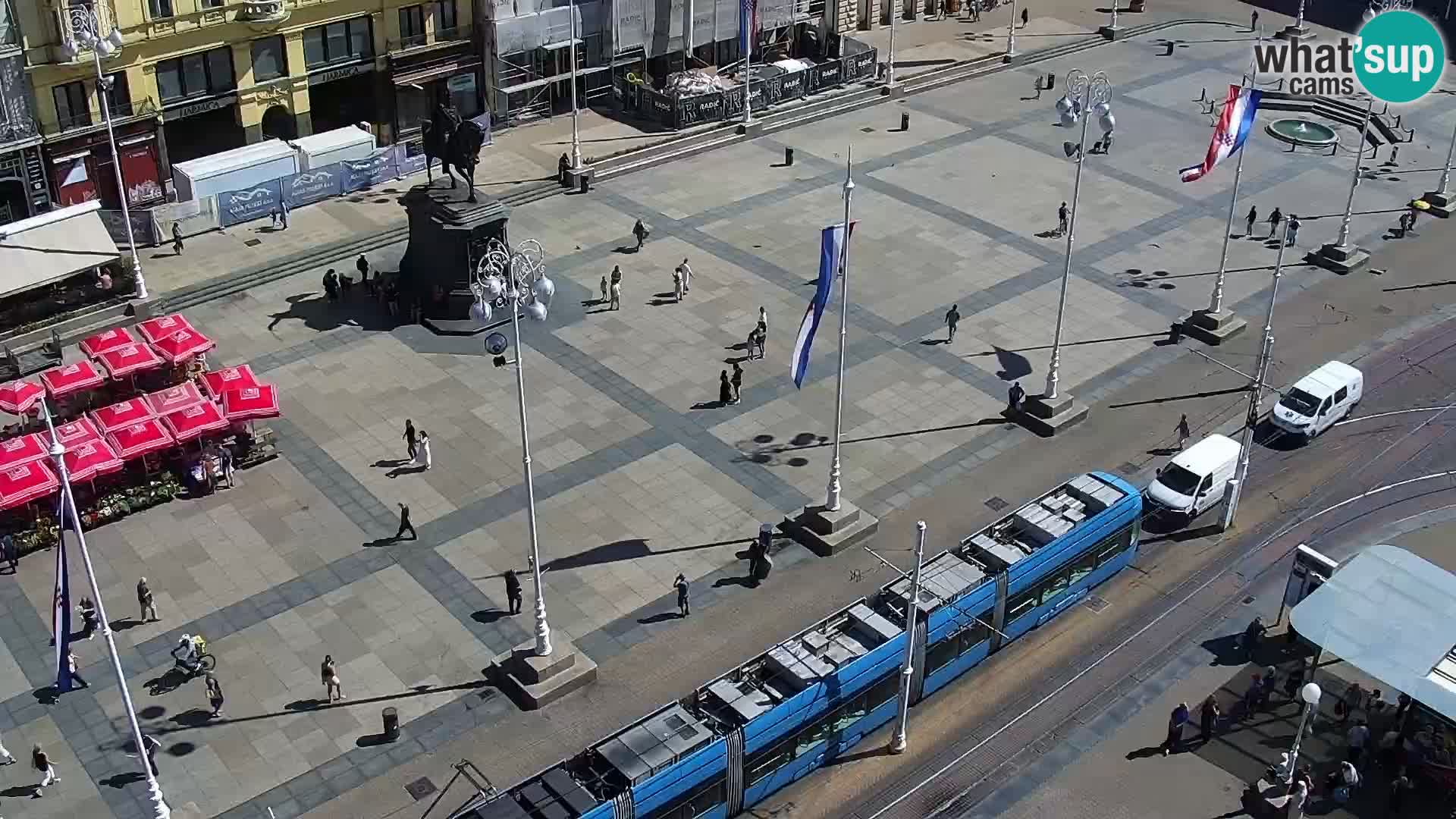 Ban Jelačić Platz  Live webcam Zagreb – Hotel Dubrovnik
