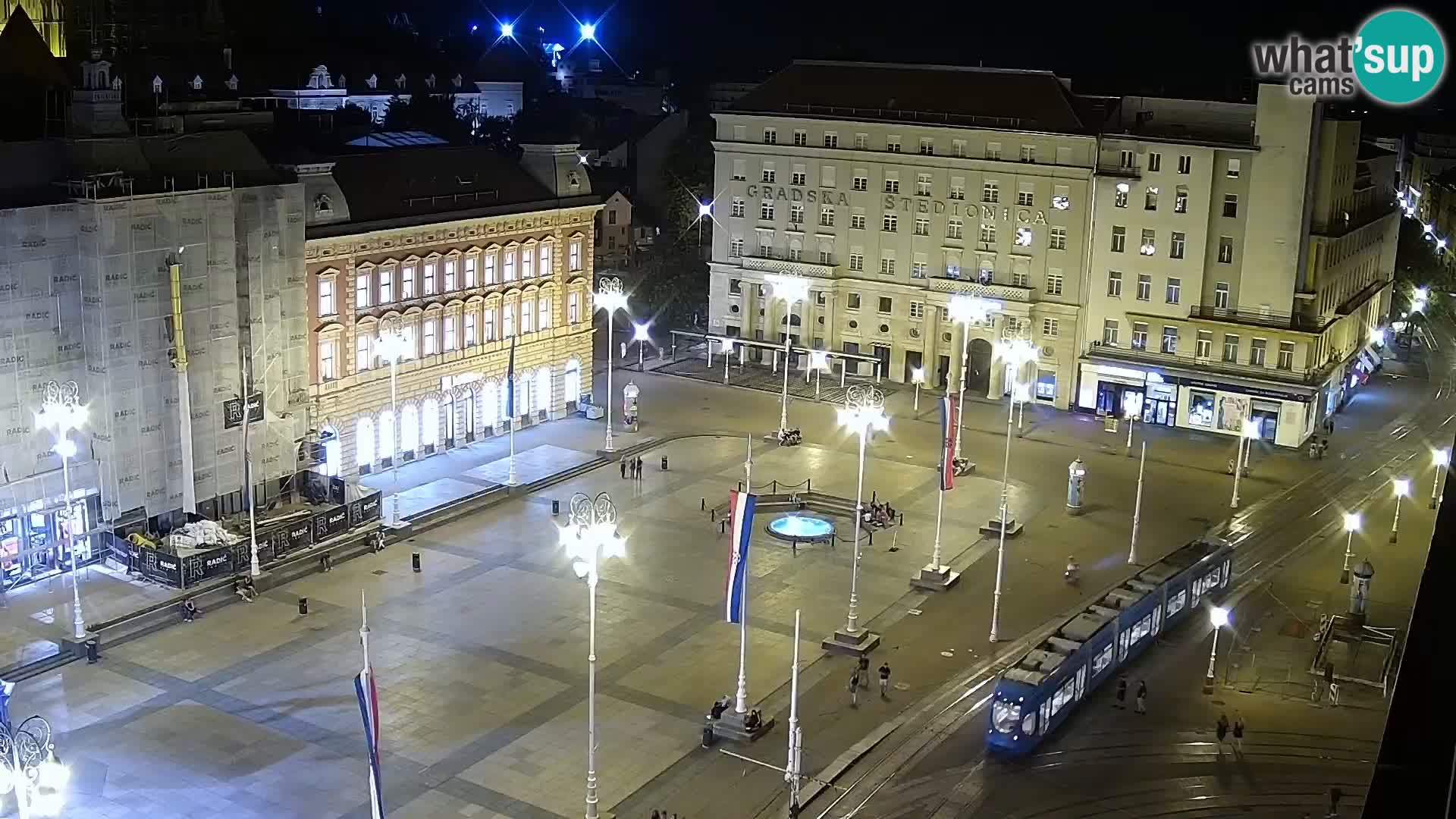 Ban Jelačić Platz  Live webcam Zagreb – Hotel Dubrovnik