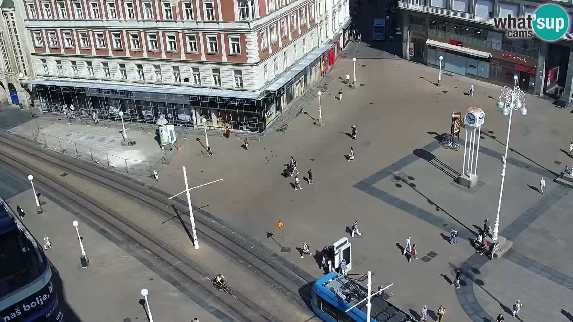 LIVE Webcam Zagreb Hotel Dubrovnik | Ban Jelačić square