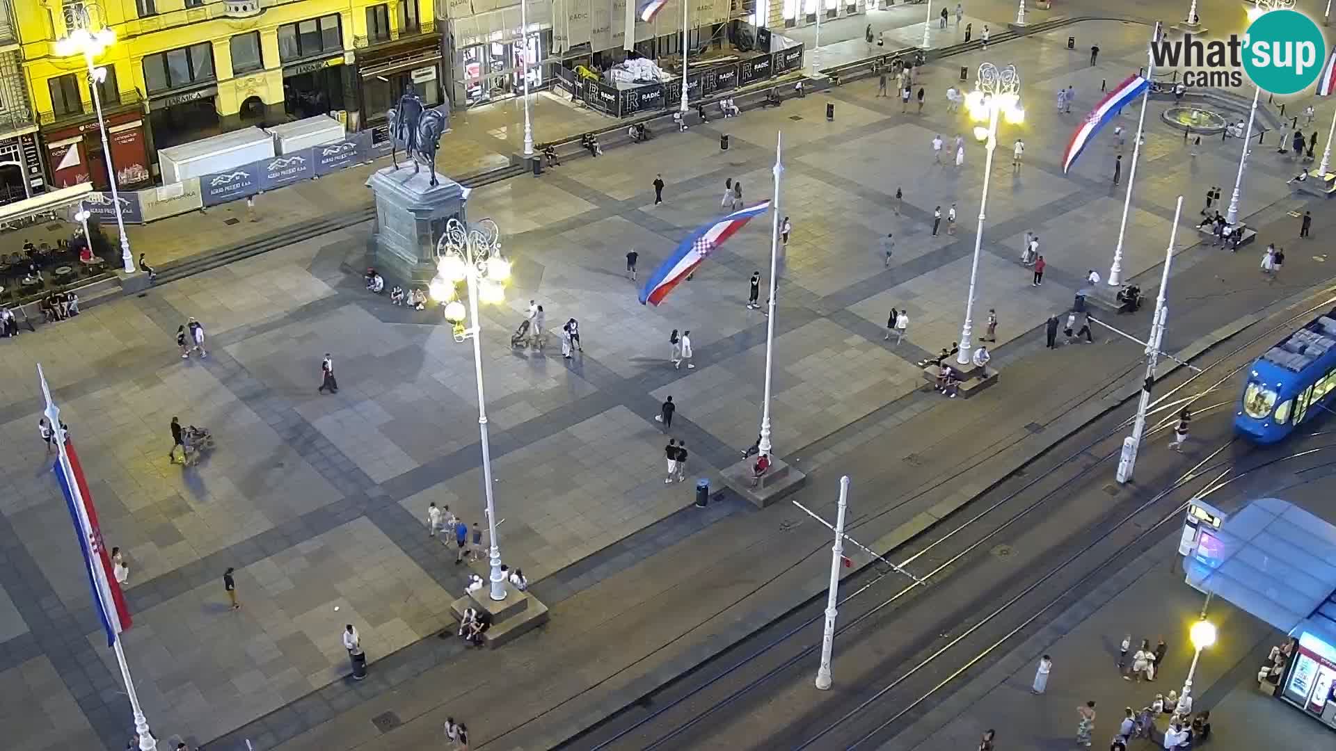 Plaza Ban Jelačić camera en vivo Zagreb – Hotel Dubrovnik