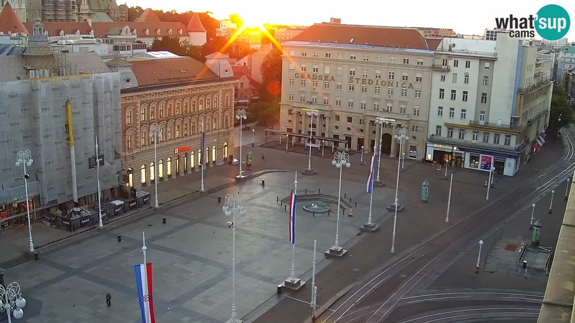 Ban Jelačić live cam Zagreb – Hotel Dubrovnik