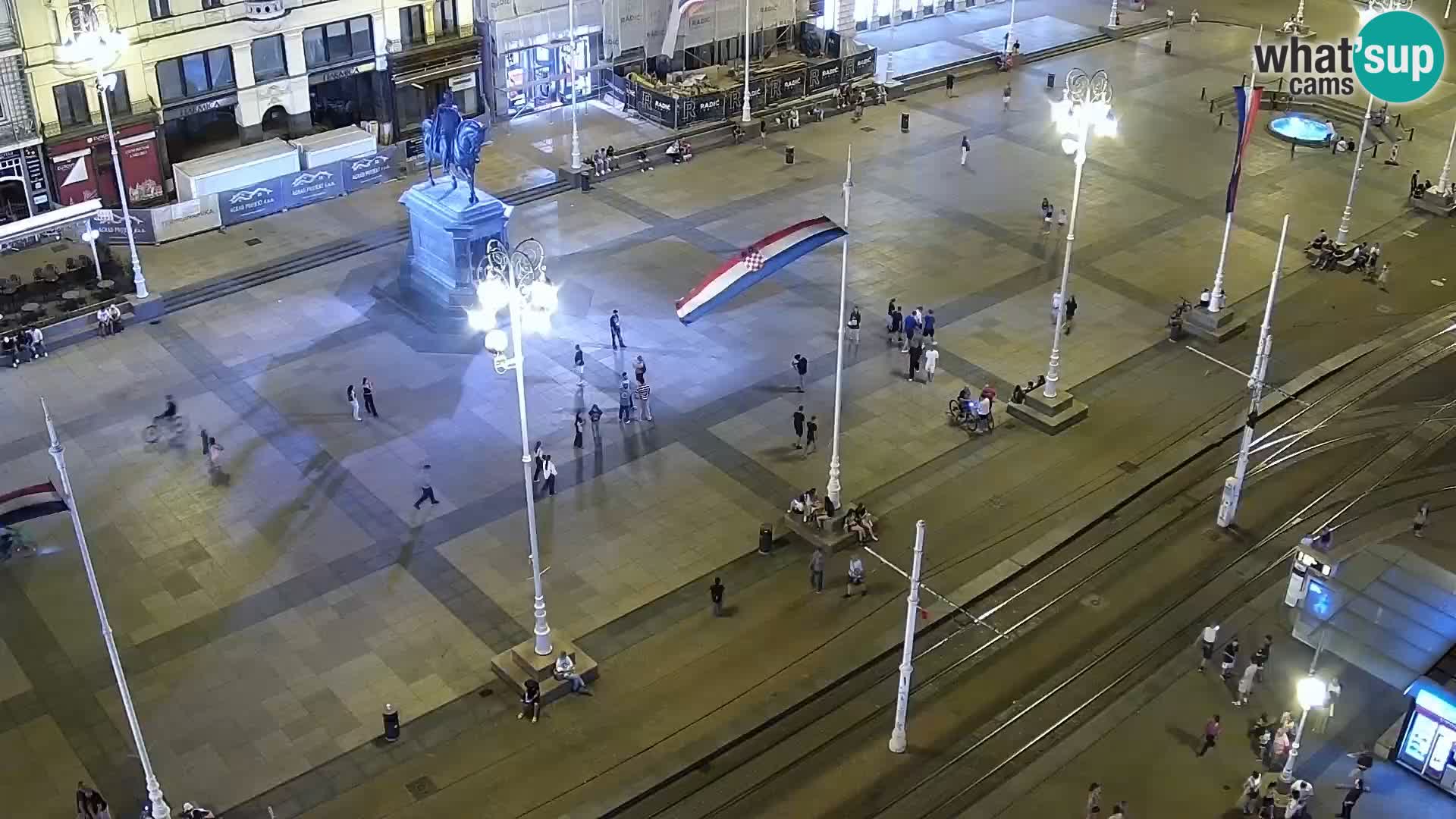 Plaza Ban Jelačić camera en vivo Zagreb – Hotel Dubrovnik