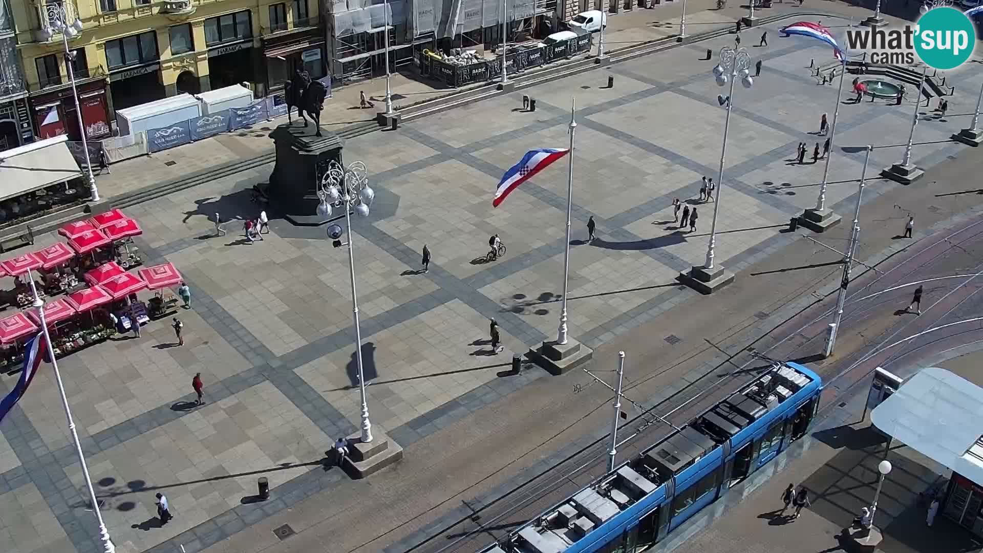 Ban Jelačić Platz  Live webcam Zagreb – Hotel Dubrovnik