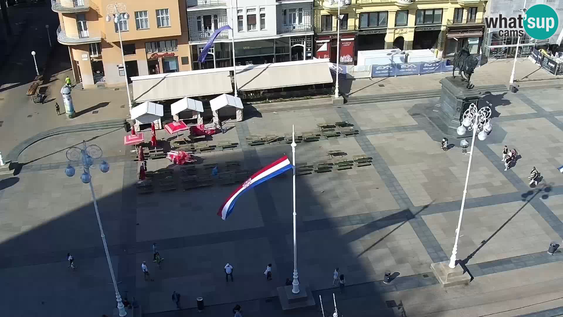 Piazza Ban Jelačić livecam Zagreb – Hotel Dubrovnik