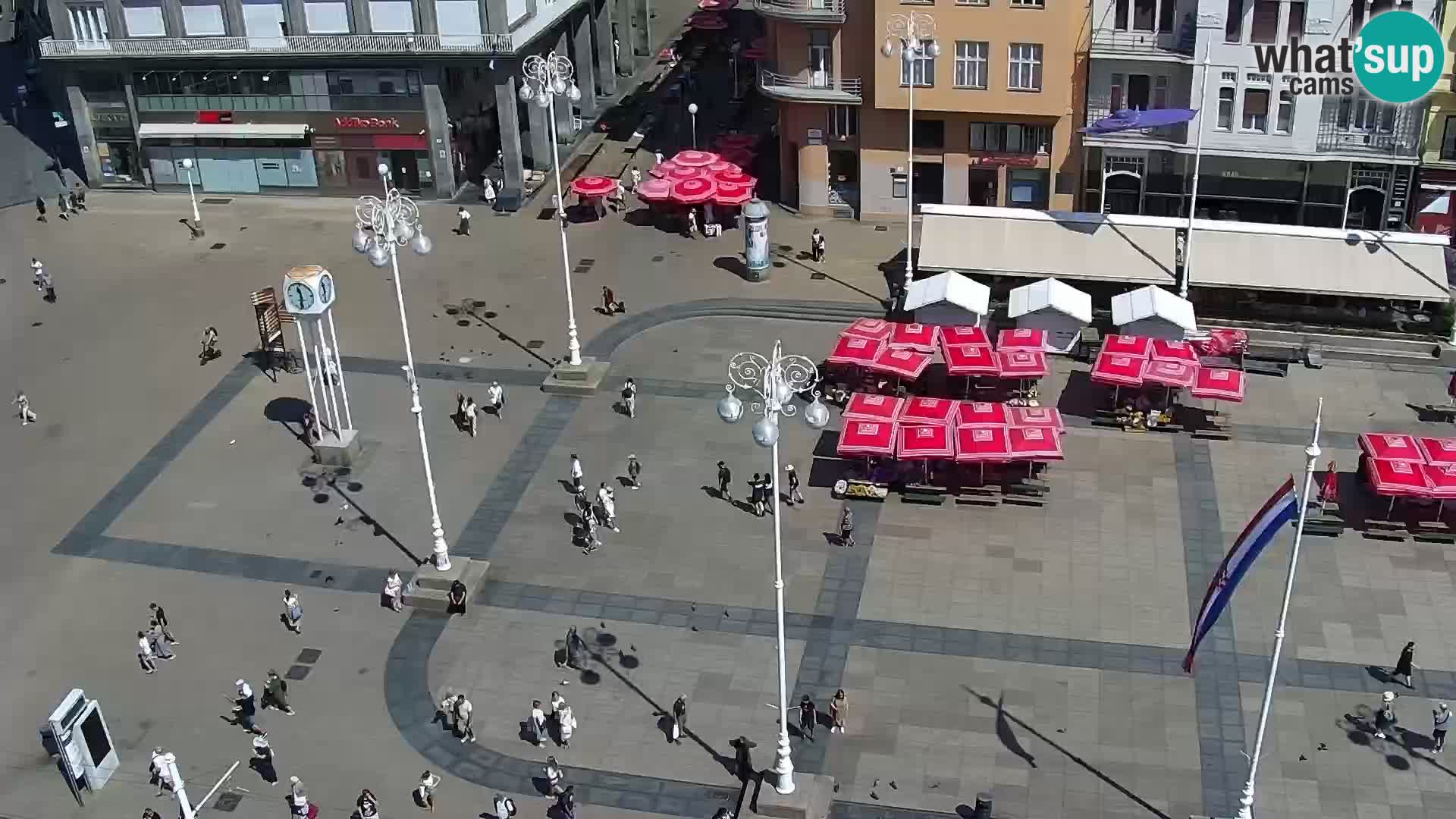 Ban Jelačić Platz Live webcam Zagreb – Hotel Dubrovnik