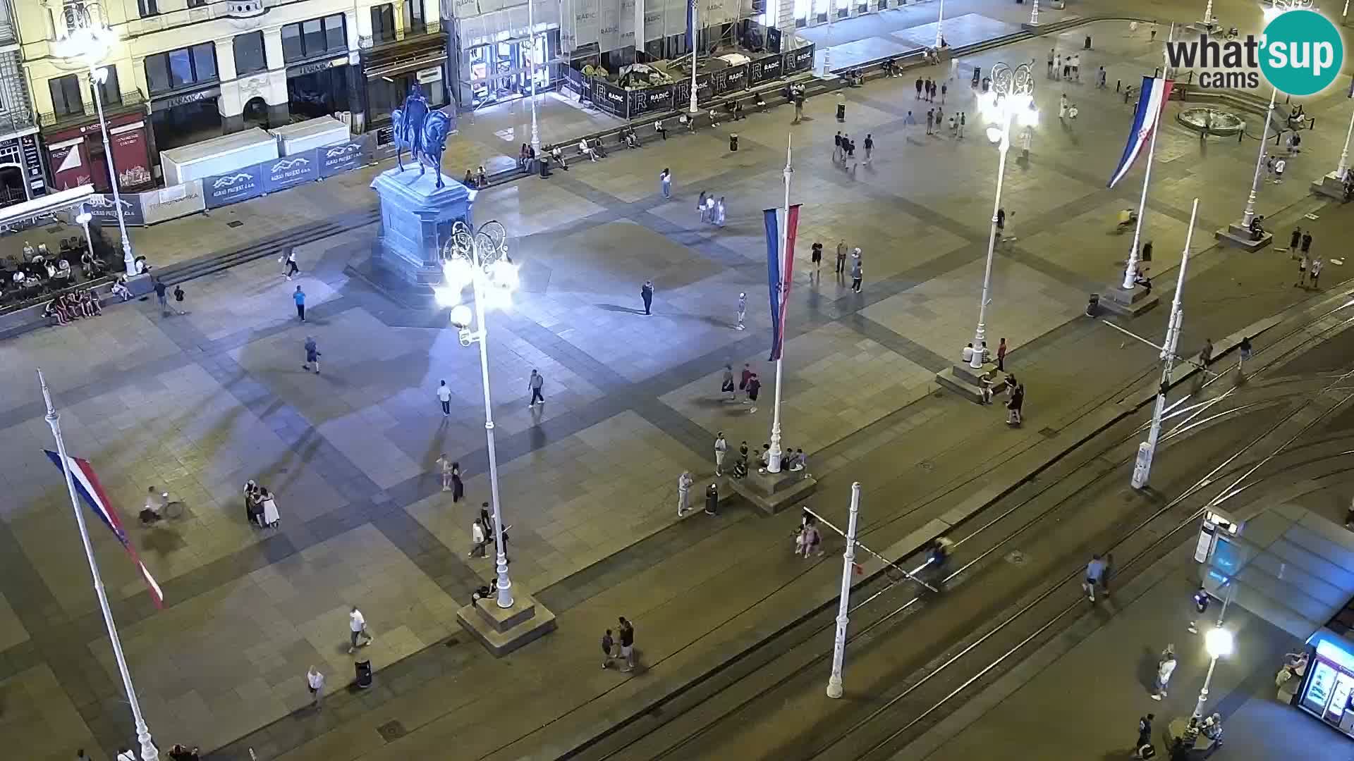 Piazza Ban Jelačić livecam Zagreb – Hotel Dubrovnik