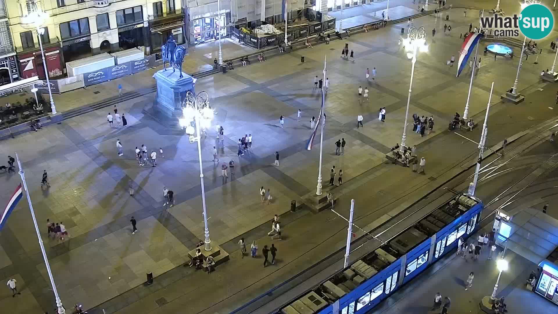LIVE Webcam Zagreb Hotel Dubrovnik | Ban Jelačić square