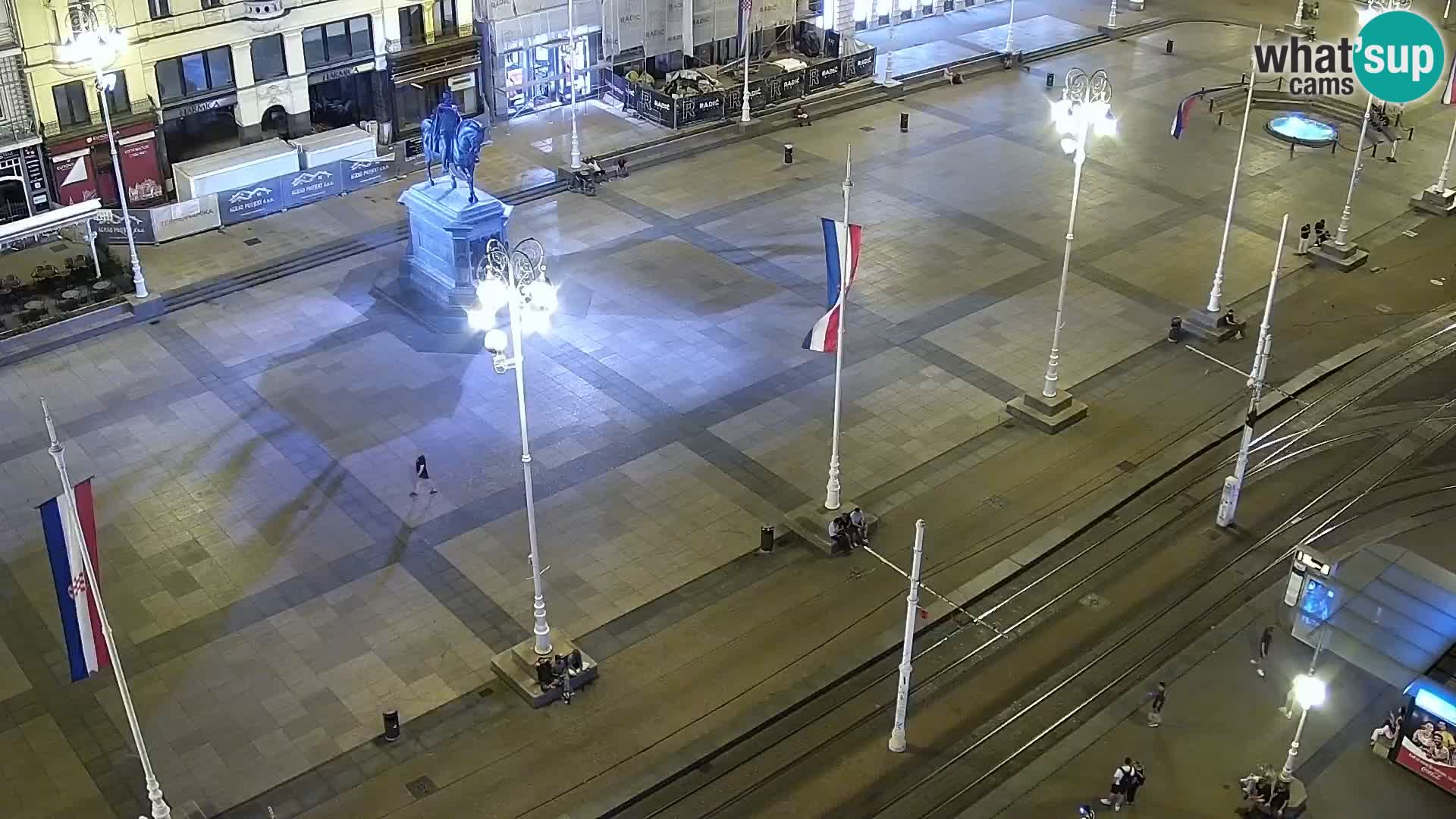 Plaza Ban Jelačić camera en vivo Zagreb – Hotel Dubrovnik