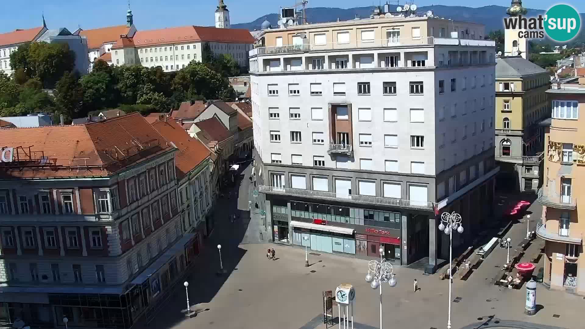 Piazza Ban Jelačić livecam Zagreb – Hotel Dubrovnik
